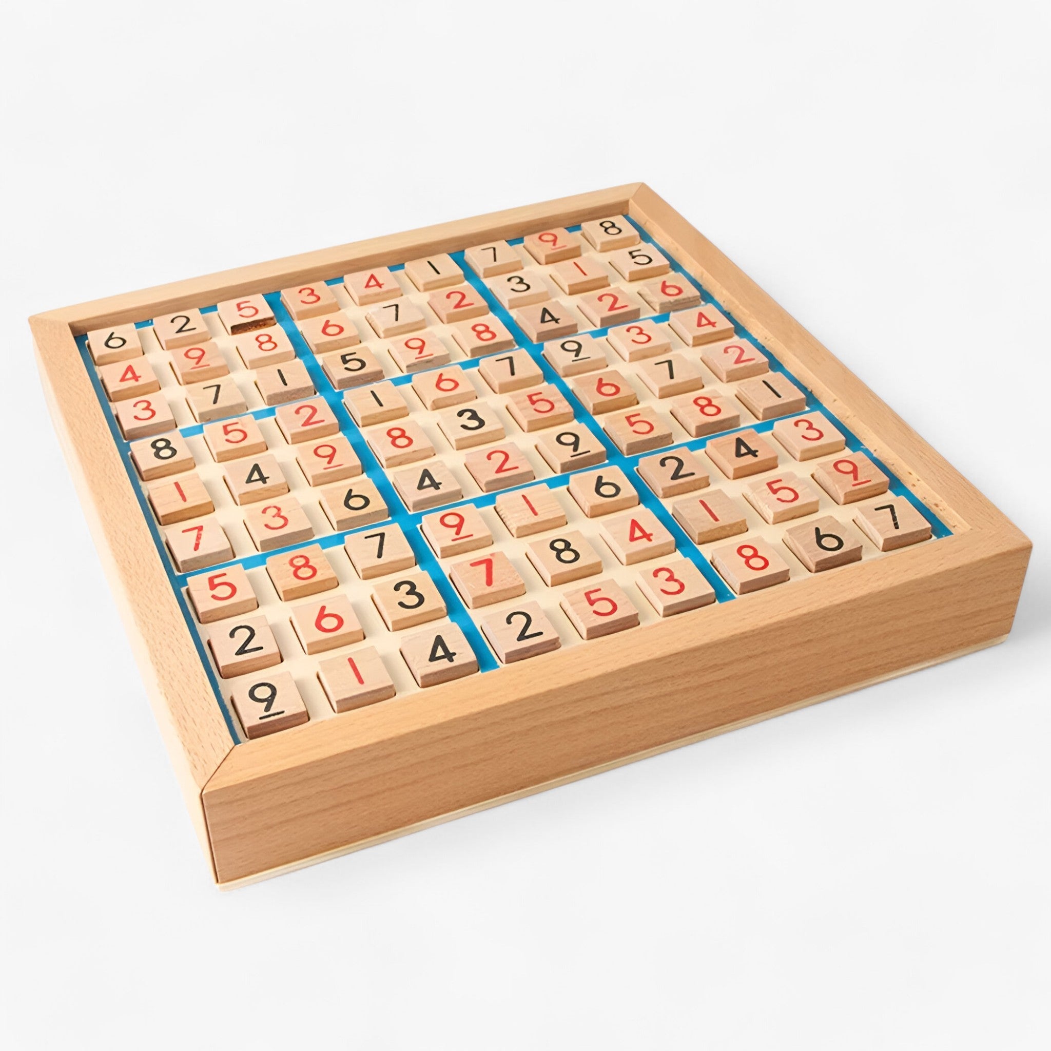 Daan | Holz-Sudoku-Spiel mit Lade
