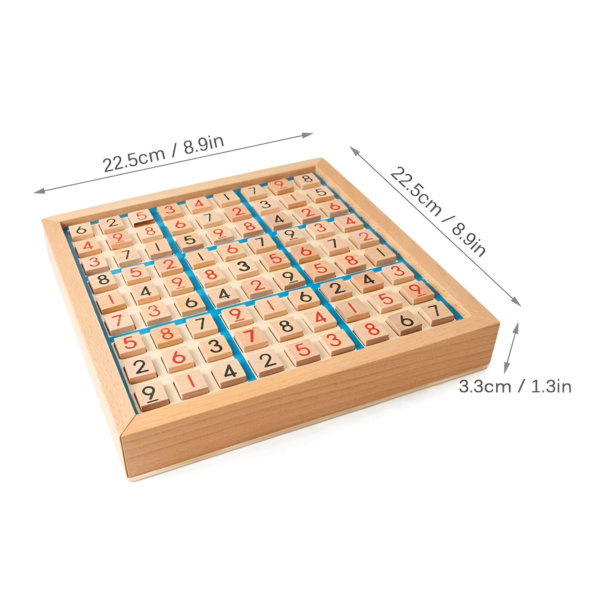 Daan | Holz-Sudoku-Spiel mit Lade