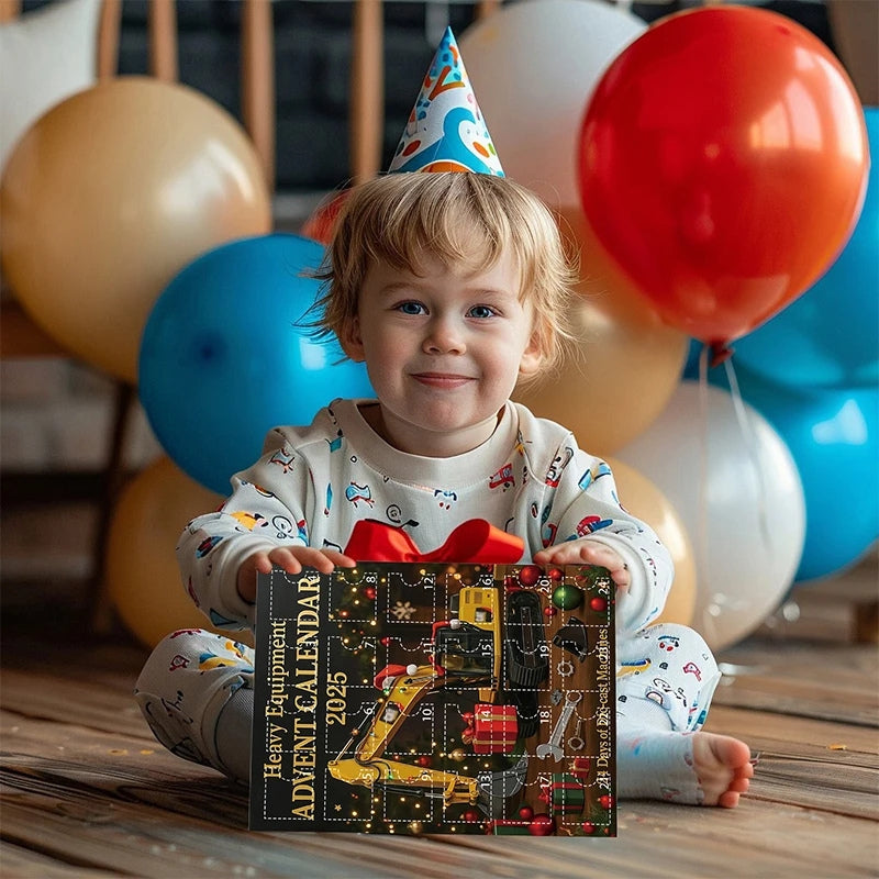 Kinder Adventskalender mit Kranich-Spielzeug 3