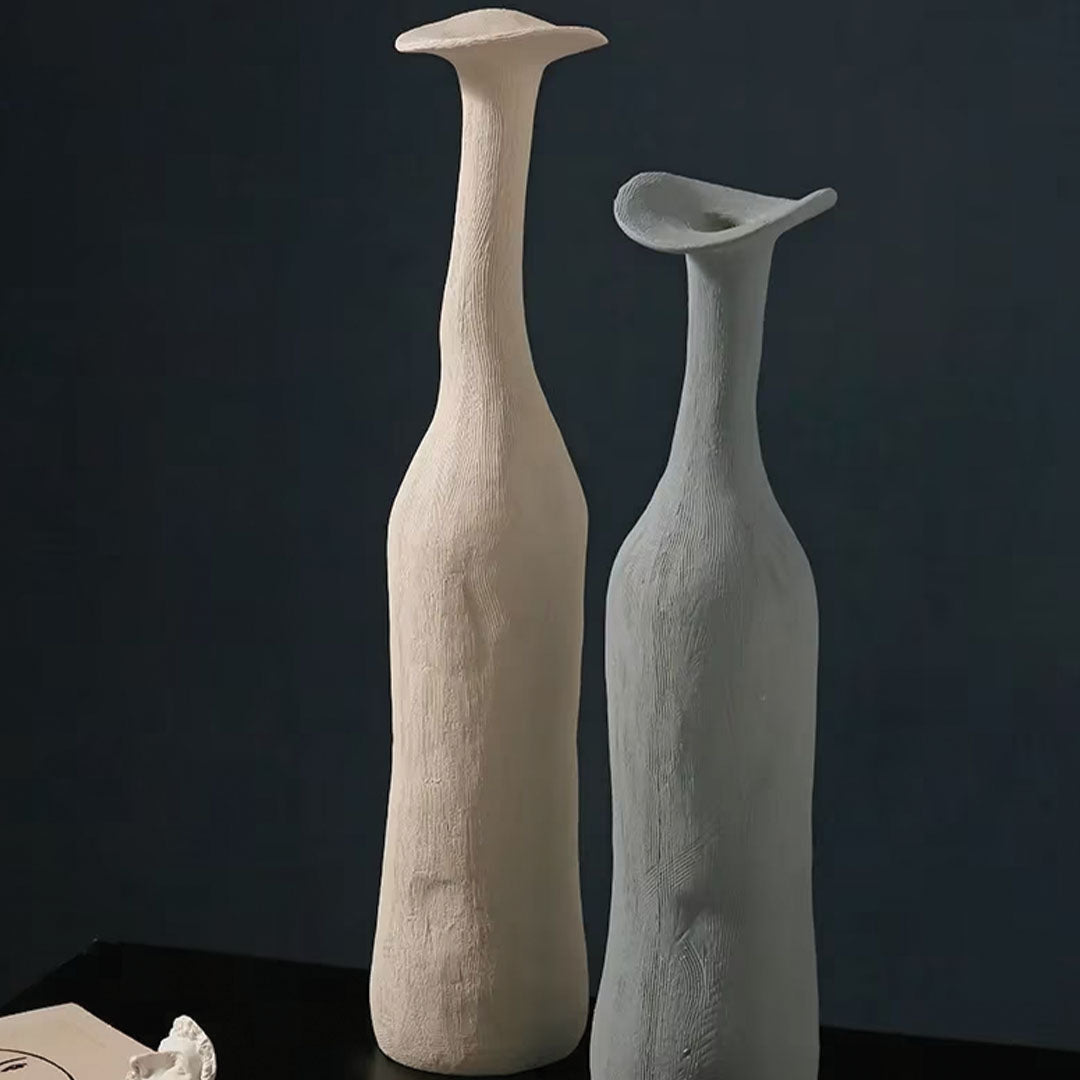 Moderne Morandi-Keramikvase | Schlankes, raffiniertes Akzentstück - - Moderne Morandi-Keramikvase | Schlankes, raffiniertes Akzentstück - € - Concept Frankfurt