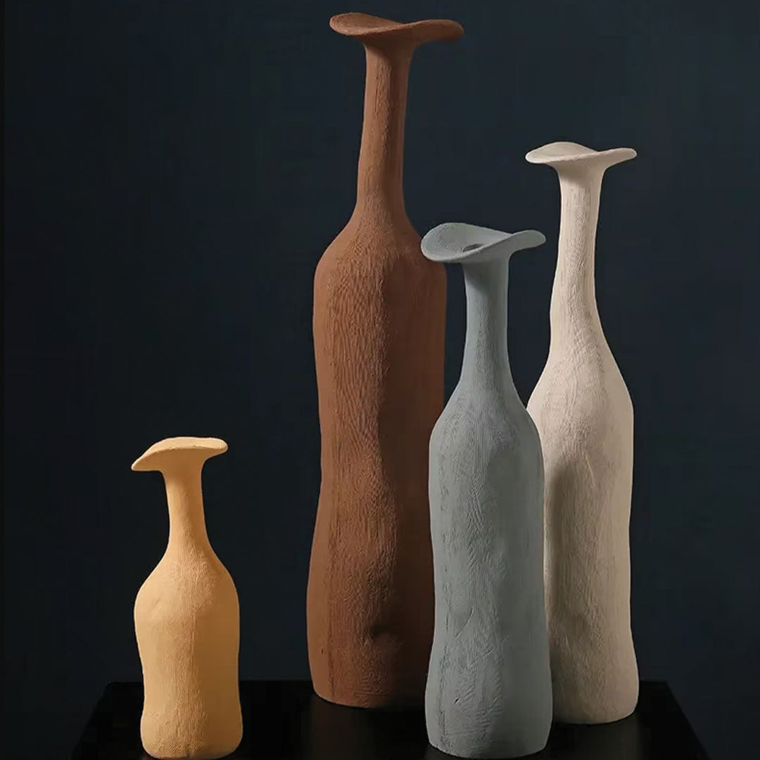 Moderne Morandi-Keramikvase | Schlankes, raffiniertes Akzentstück - - Moderne Morandi-Keramikvase | Schlankes, raffiniertes Akzentstück - € - Concept Frankfurt
