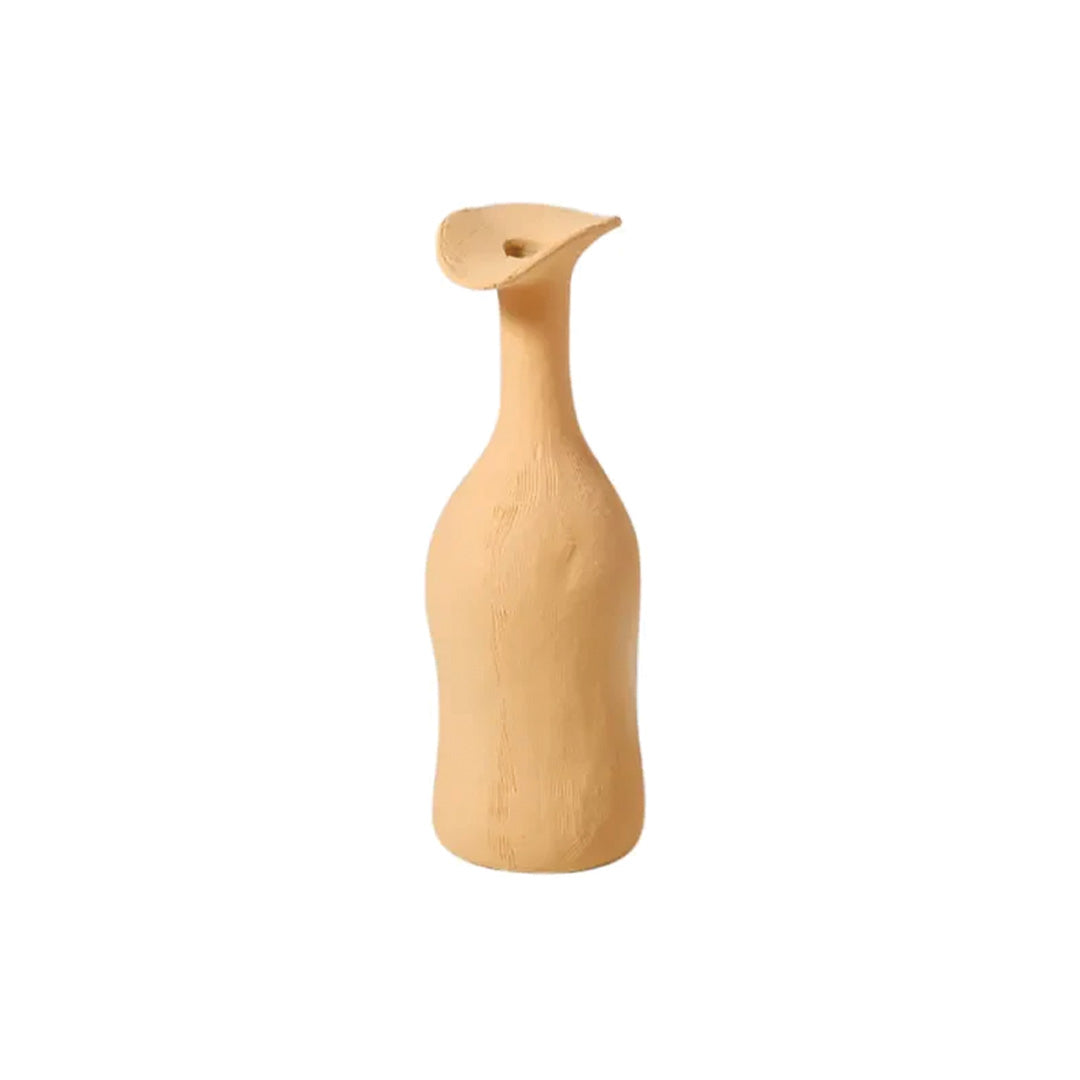 Moderne Morandi-Keramikvase | Schlankes, raffiniertes Akzentstück - Gelb - Moderne Morandi-Keramikvase | Schlankes, raffiniertes Akzentstück - € - Concept Frankfurt