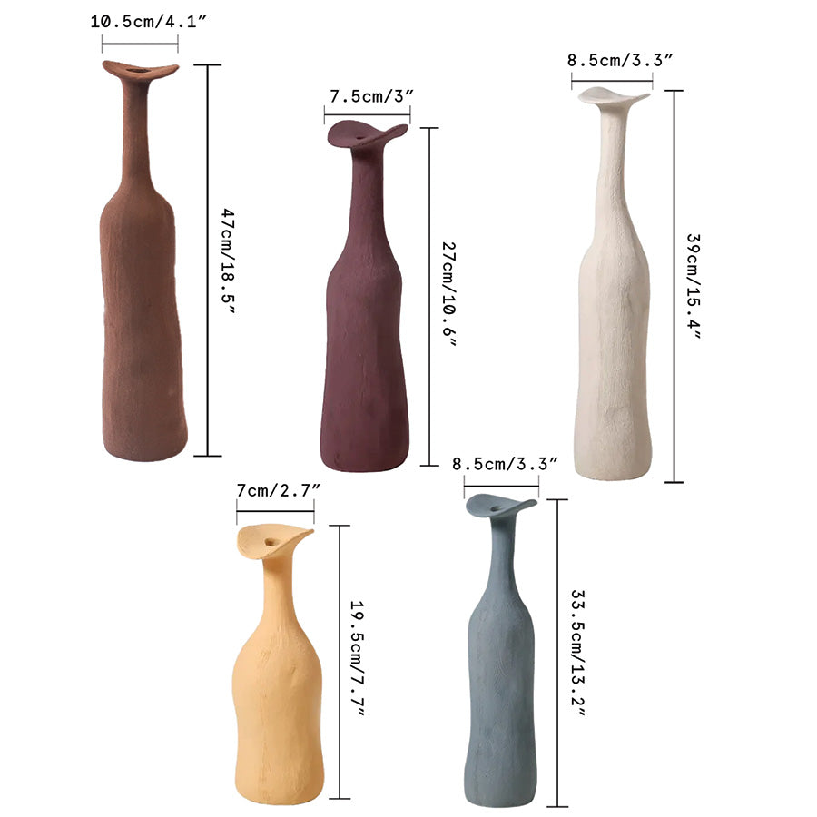 Moderne Morandi-Keramikvase | Schlankes, raffiniertes Akzentstück - - Moderne Morandi-Keramikvase | Schlankes, raffiniertes Akzentstück - € - Concept Frankfurt