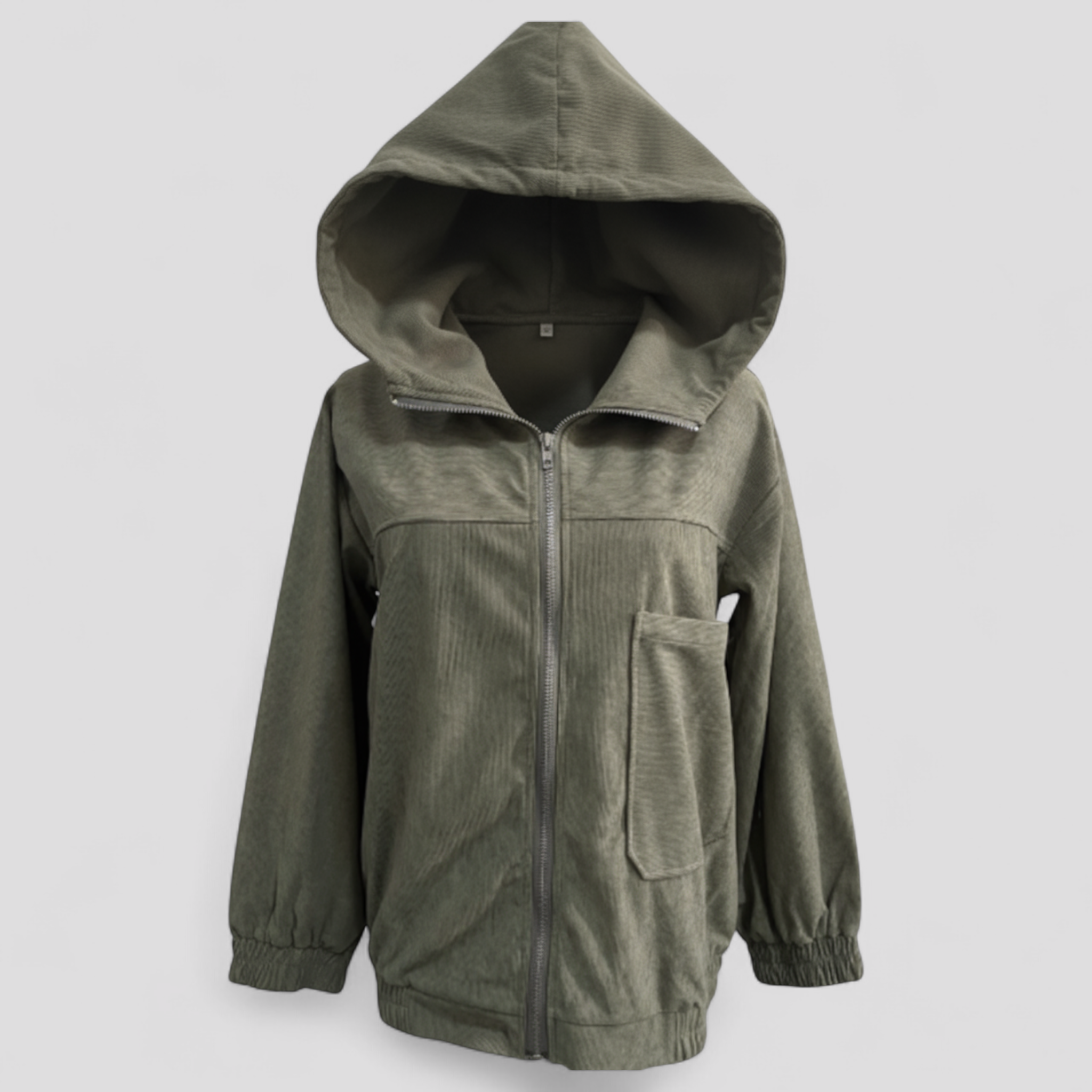 Vallea | Damen Samt Winterjacke mit Kapuze