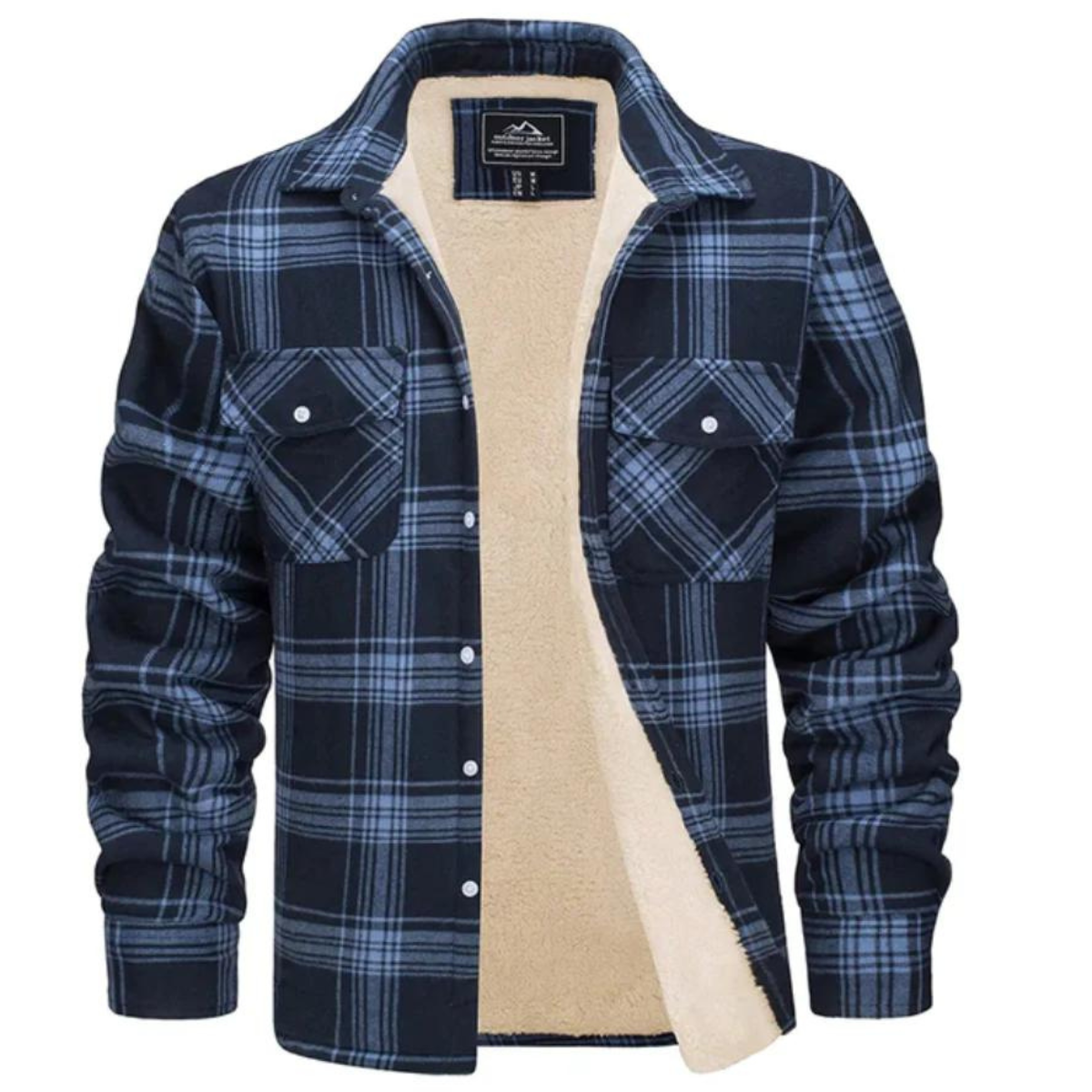 Gefütterte Karo-Jacke - Ultimativer Komfort und Klassisches Design - Marineblau - Gefütterte Karo-Jacke - Ultimativer Komfort und Klassisches Design - €25 - Concept Neurenberg