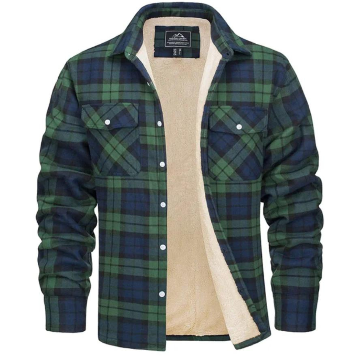 Gefütterte Karo-Jacke - Ultimativer Komfort und Klassisches Design - Grün - Gefütterte Karo-Jacke - Ultimativer Komfort und Klassisches Design - €25 - Concept Neurenberg