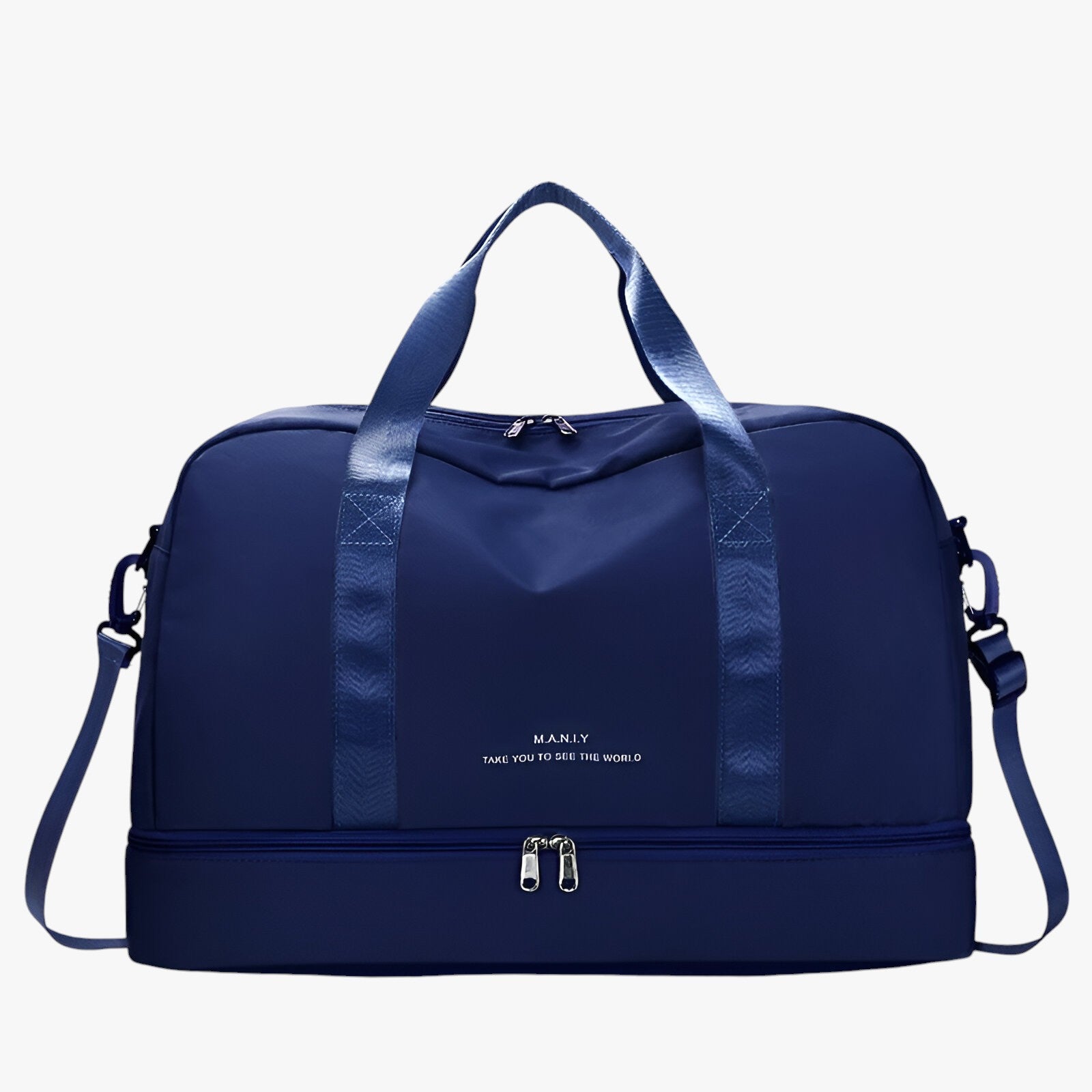 Erweiterbare Reisetasche für Sport und Wochenendausflüge - Dunkelblau - Erweiterbare Reisetasche für Sport und Wochenendausflüge - €25 - Concept Neurenberg
