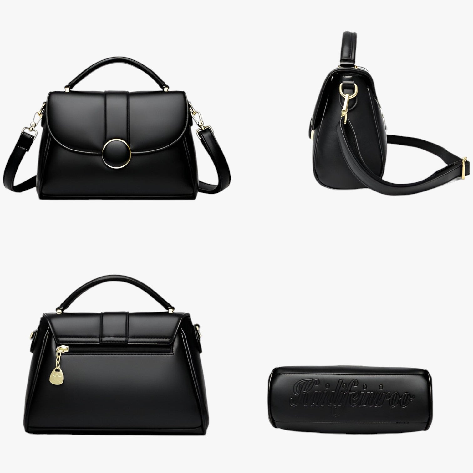 Suzy | Elegante Umhängetasche mit Markensignet