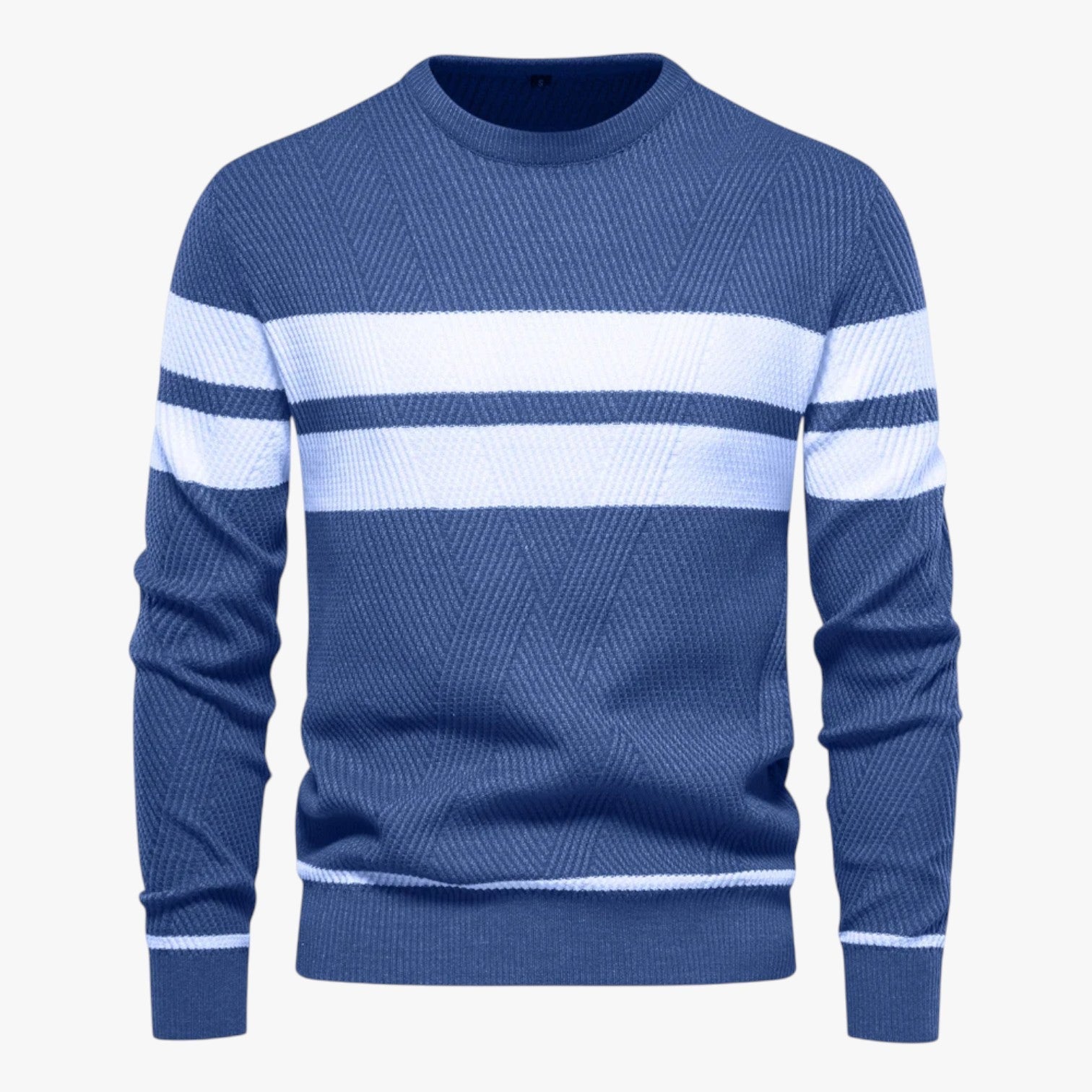 Adam | Eleganter Männer-Sommerpulli mit warmem, schlankem Schnitt und floraler Stil