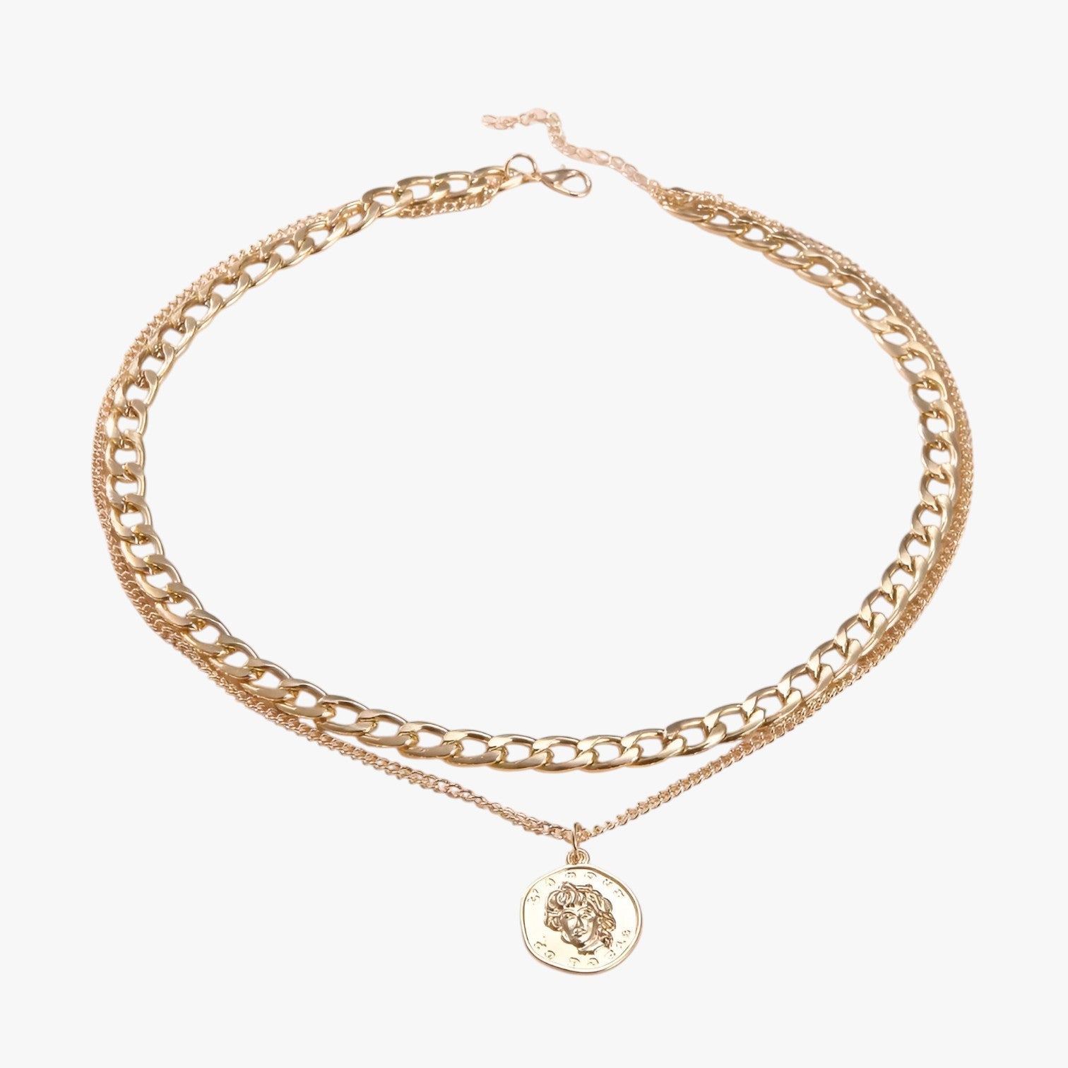 Genevieve | Mehrlagige Münzkette