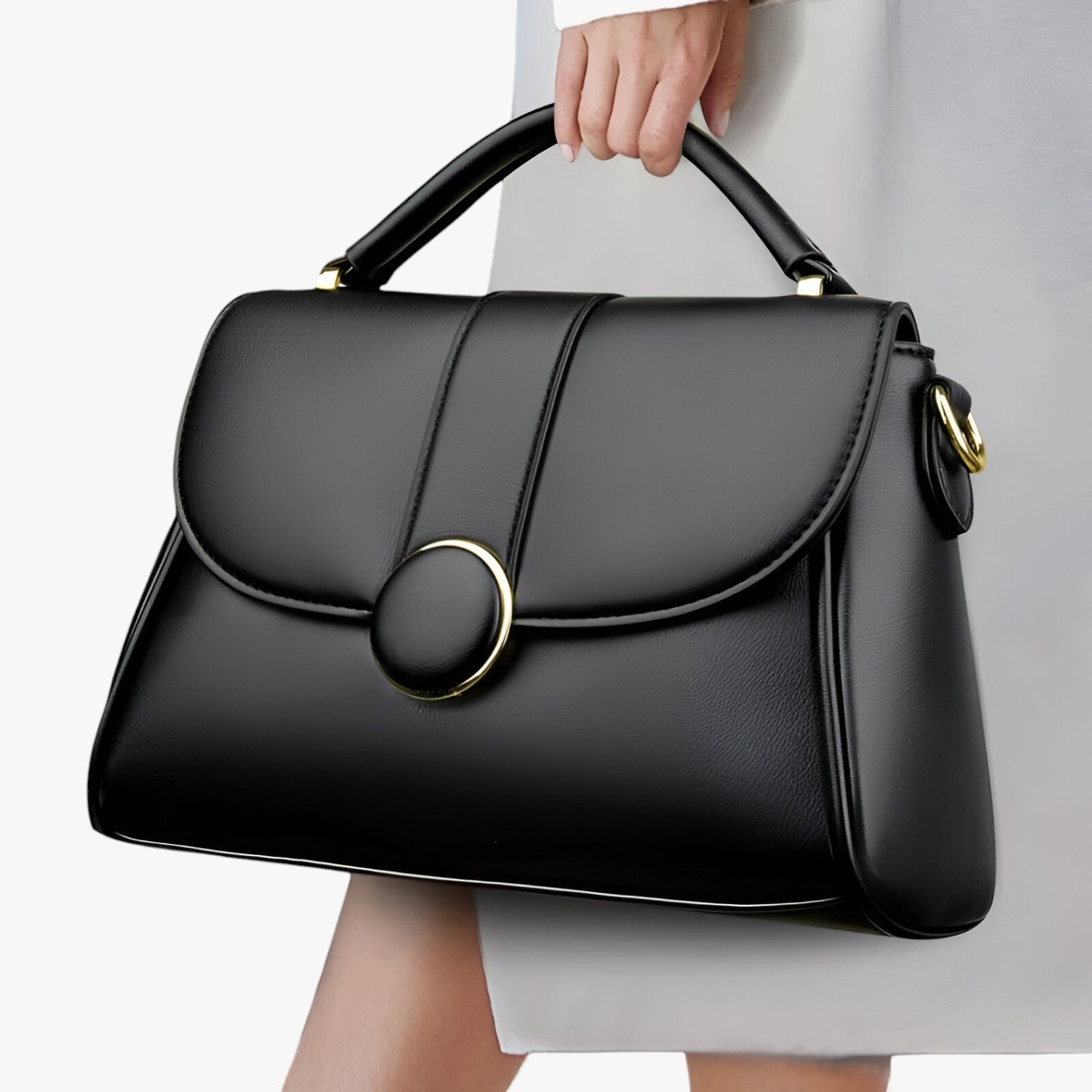 Suzy | Elegante Umhängetasche mit Markensignet