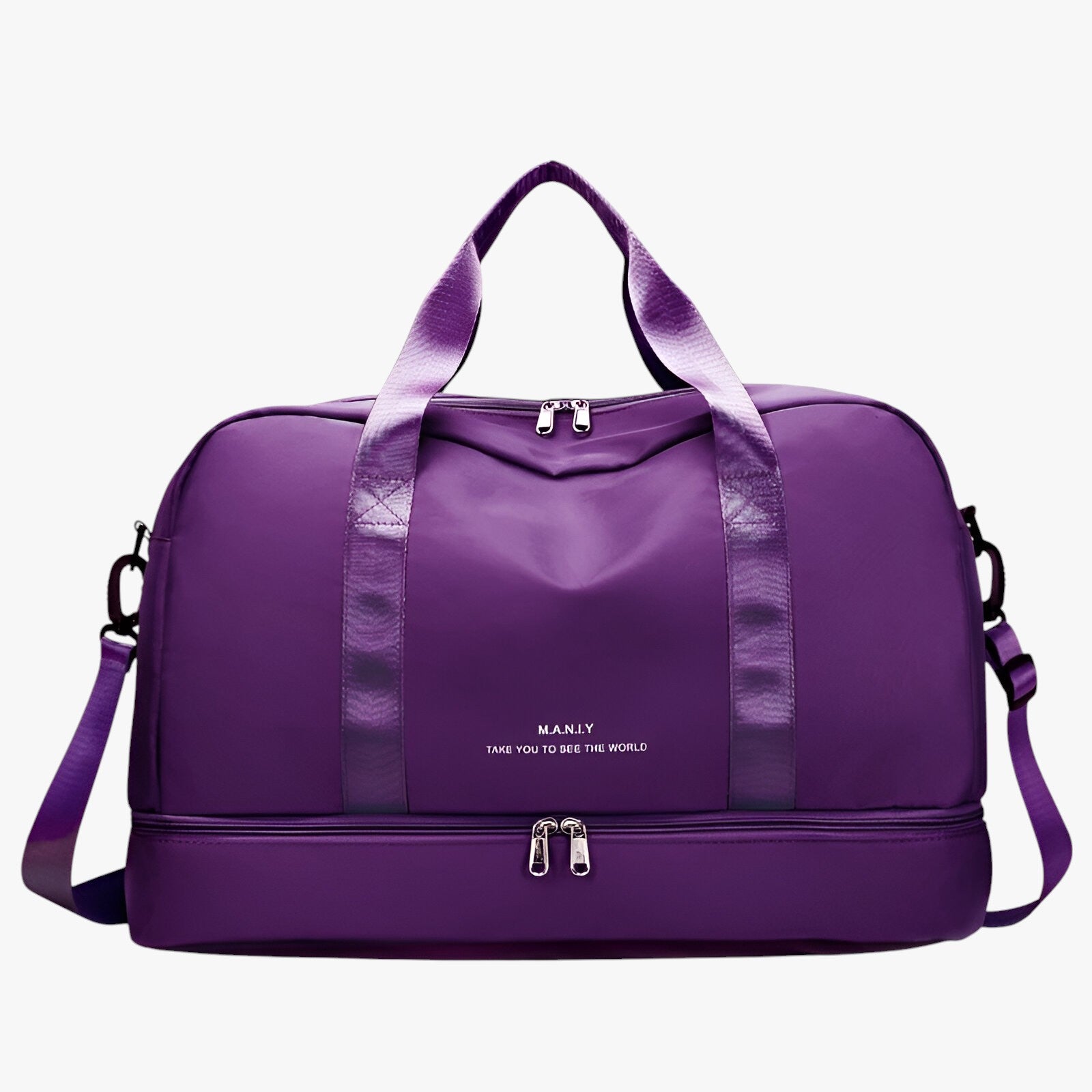 Erweiterbare Reisetasche für Sport und Wochenendausflüge - Dunkelviolett - Erweiterbare Reisetasche für Sport und Wochenendausflüge - €25 - Concept Neurenberg