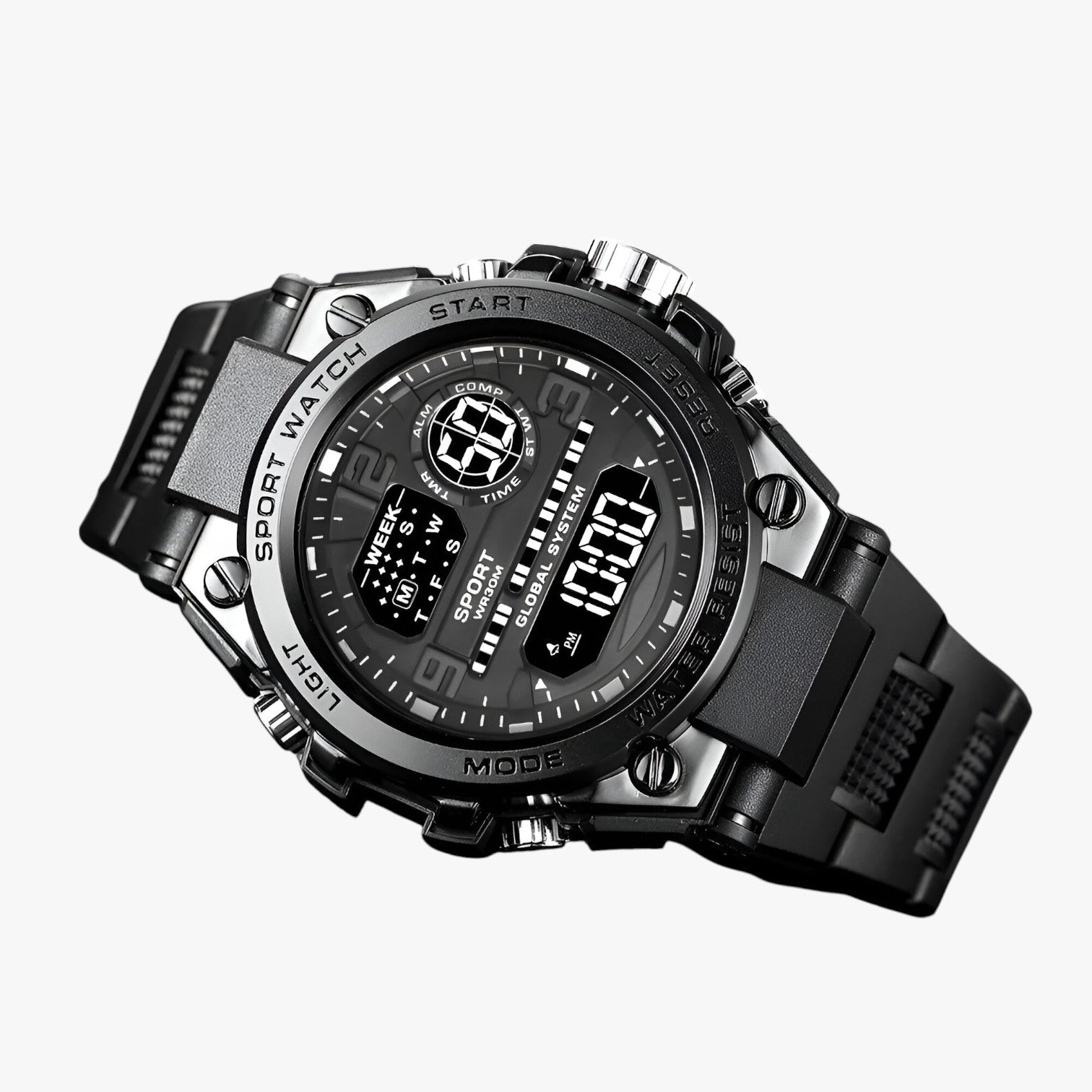 Kevin | Wasserdichtes, stoßfestes Sportarmbanduhr