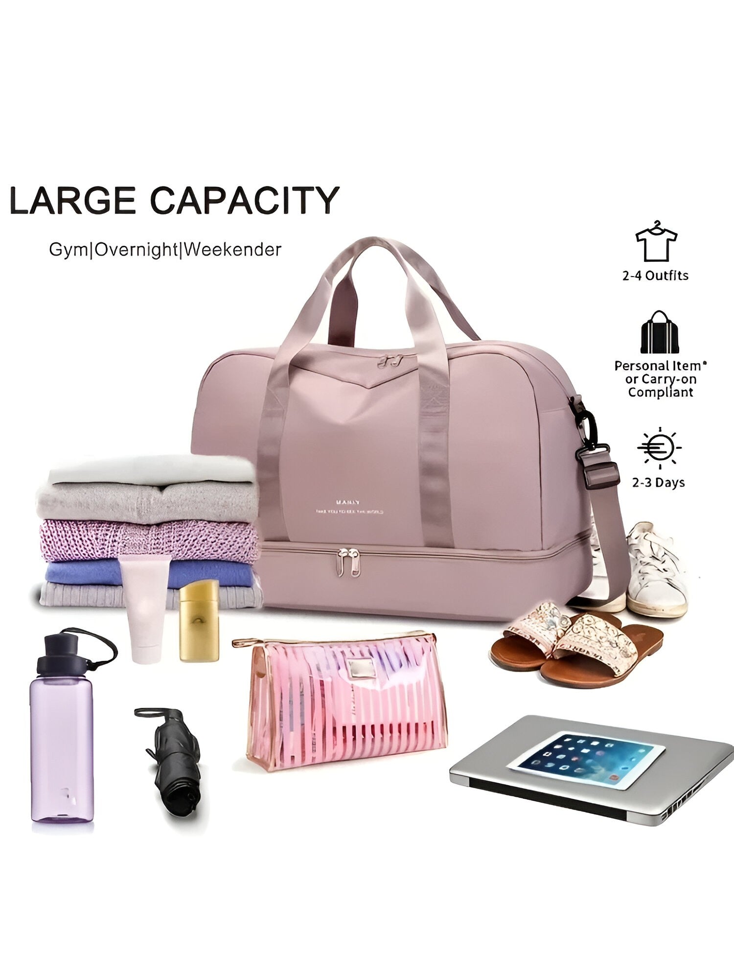 Erweiterbare Reisetasche für Sport und Wochenendausflüge - - Erweiterbare Reisetasche für Sport und Wochenendausflüge - €25 - Concept Neurenberg