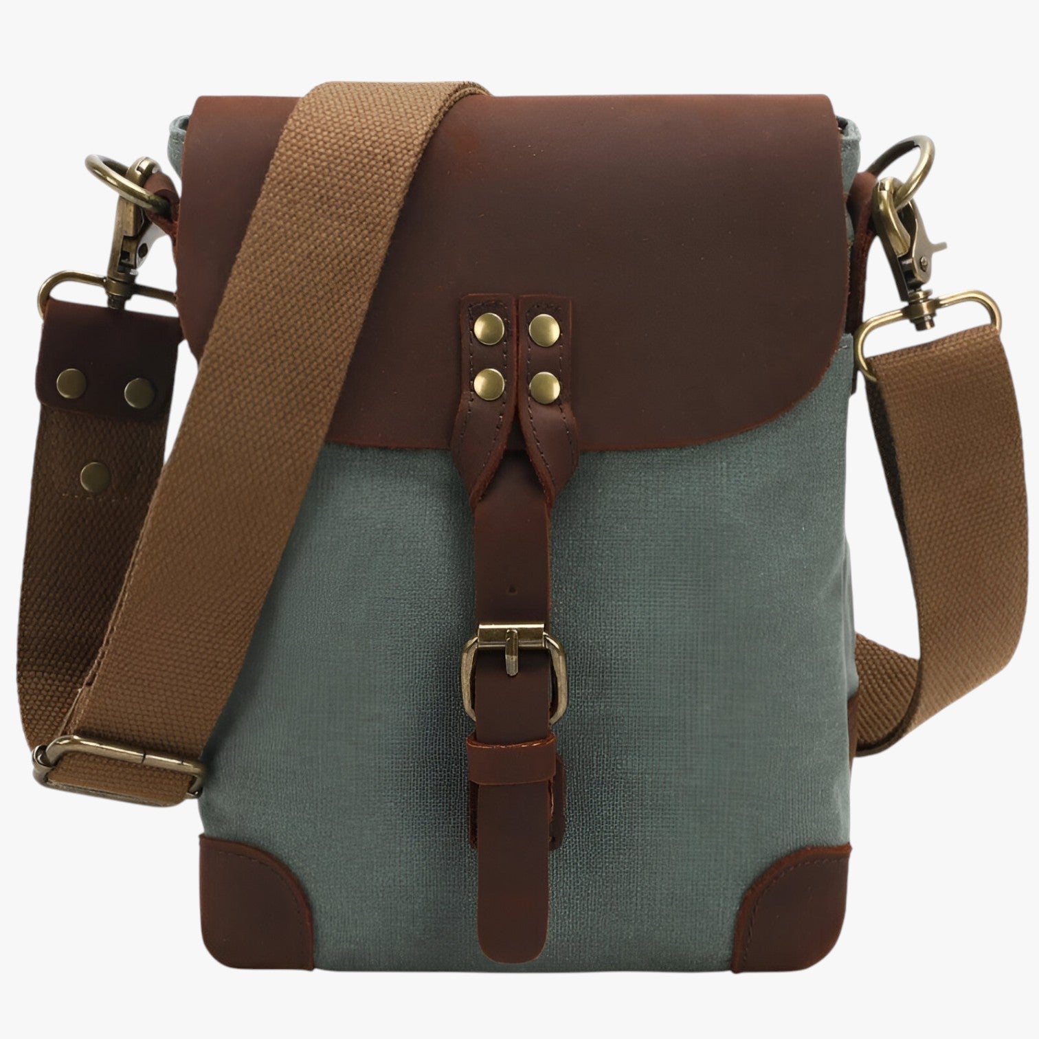 Archie | Vintage Umhängetasche aus Stoff und Leder