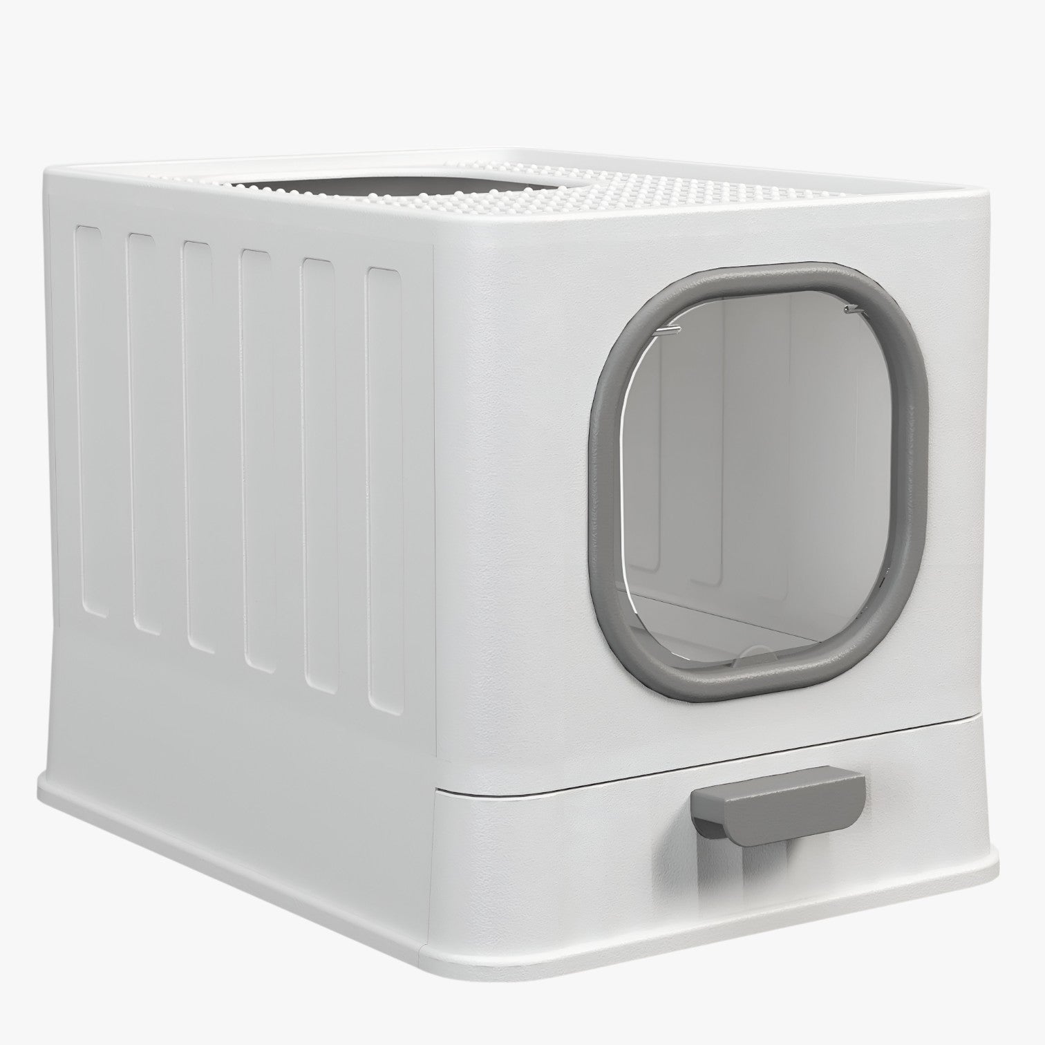 Zinnia | Große Katzenbox mit Kratzbrett Weniger Geruch, mehr Komfort