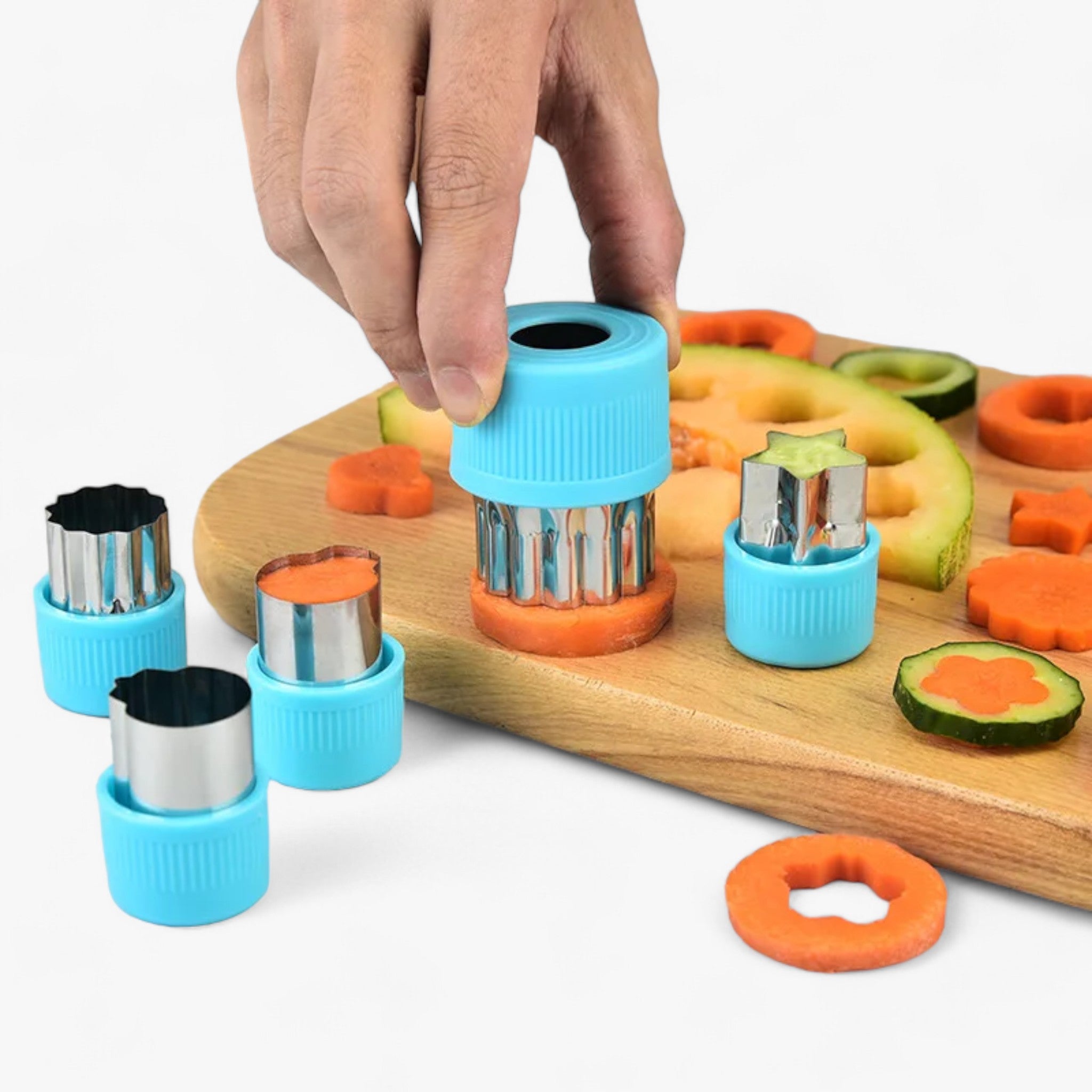 Stern- und Herz-Ausstecher-Set - Spaßige Obst- & Gemüsezubereitung - - Stern- und Herz-Ausstecher-Set - Spaßige Obst- & Gemüsezubereitung - €25 - Concept Frankfurt