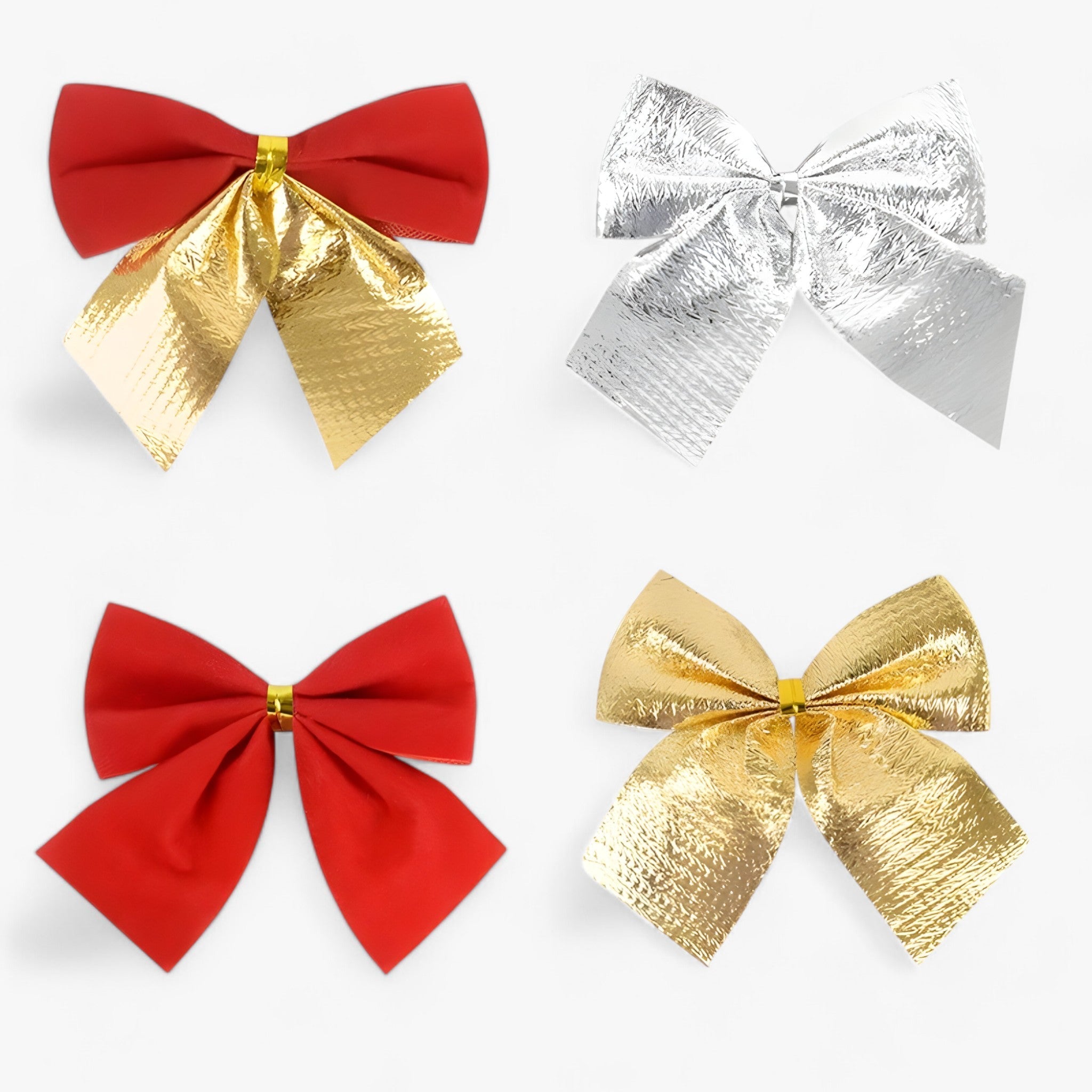 Weihnachtsdekoration | Mini Hängevorrichtungen Rote und Goldene Schleifen - Perfekt für DIY und Geschenkdekoration - - Weihnachtsdekoration | Mini Hängevorrichtungen Rote und Goldene Schleifen - Perfekt für DIY und Geschenkdekoration - €25 - Concept Düsseldorf