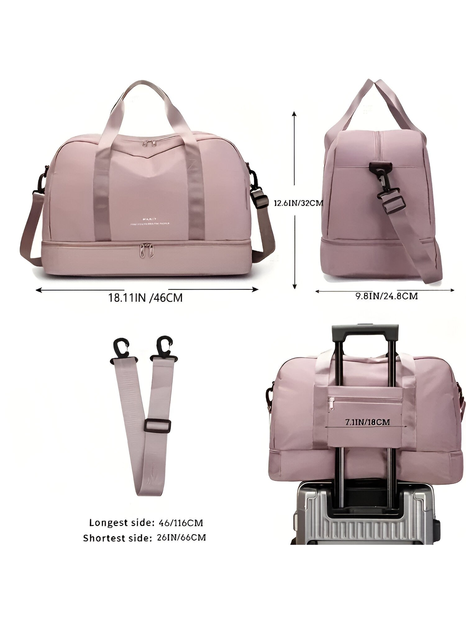 Erweiterbare Reisetasche für Sport und Wochenendausflüge - - Erweiterbare Reisetasche für Sport und Wochenendausflüge - €25 - Concept Neurenberg
