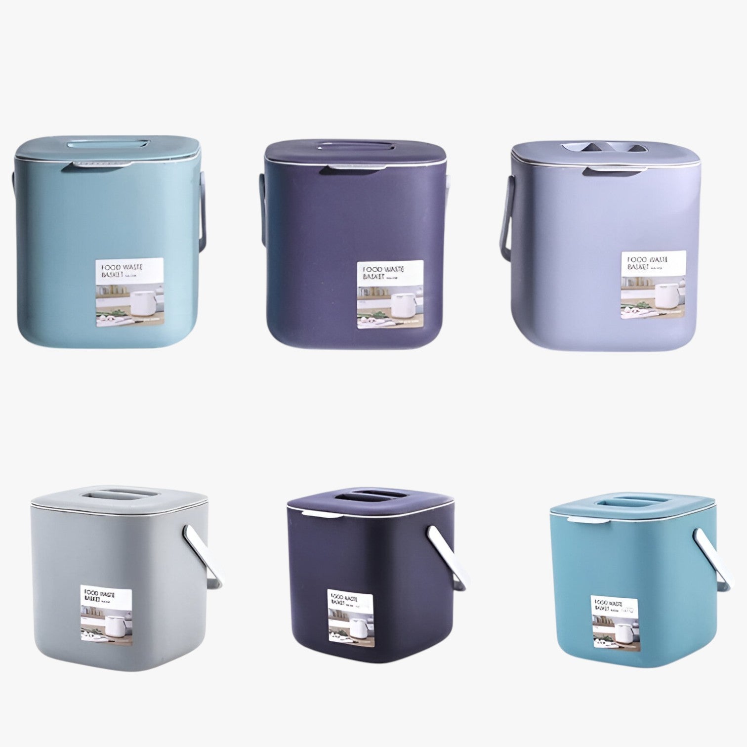 Kristi | Geruchsfreie & einfache Kompostierungseimer mit Deckel