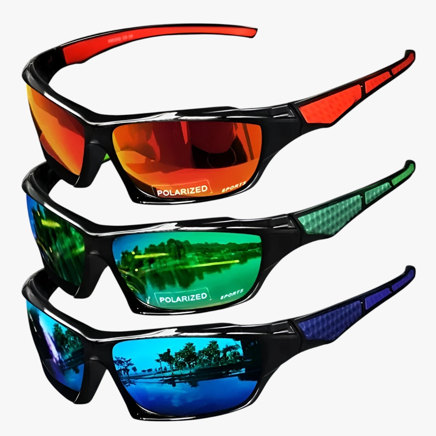 Aiden | Sportliche Polarisierte UV400 Sonnenbrille Stil und Schutz für Ihn und Sie