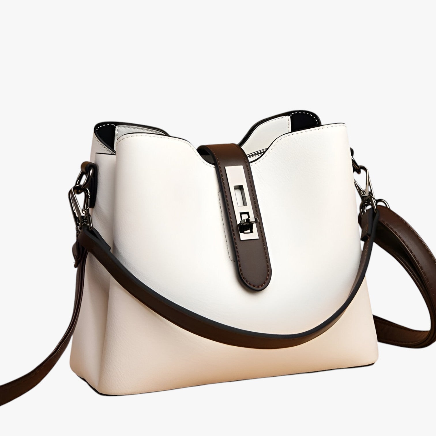 Mia | Elegante Umhängetasche aus Leder für den täglichen Chic