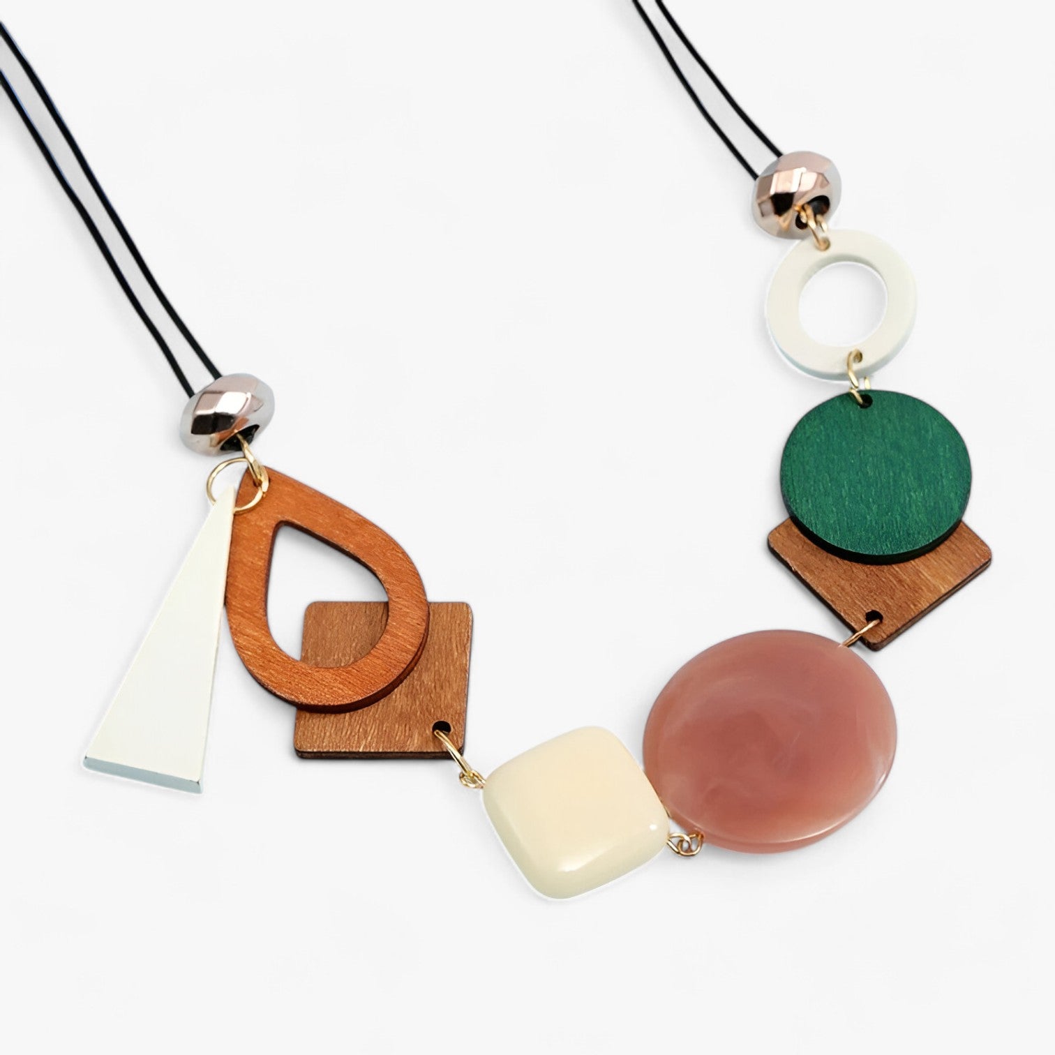Vintage Geometrische Anhänger Halskette – Handgefertigte Ethnische Eleganz - - Vintage Geometrische Anhänger Halskette – Handgefertigte Ethnische Eleganz - €25 - Concept Neurenberg