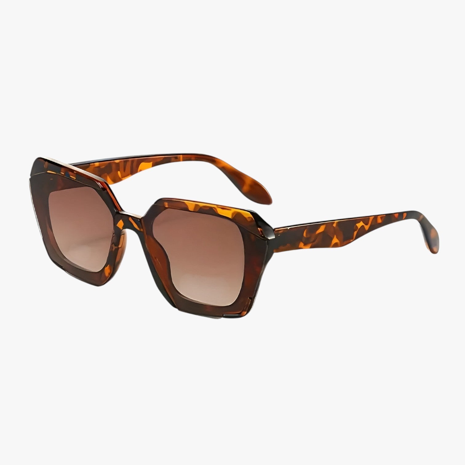 Valerie | Damen quadratische, getönte Sonnenbrille