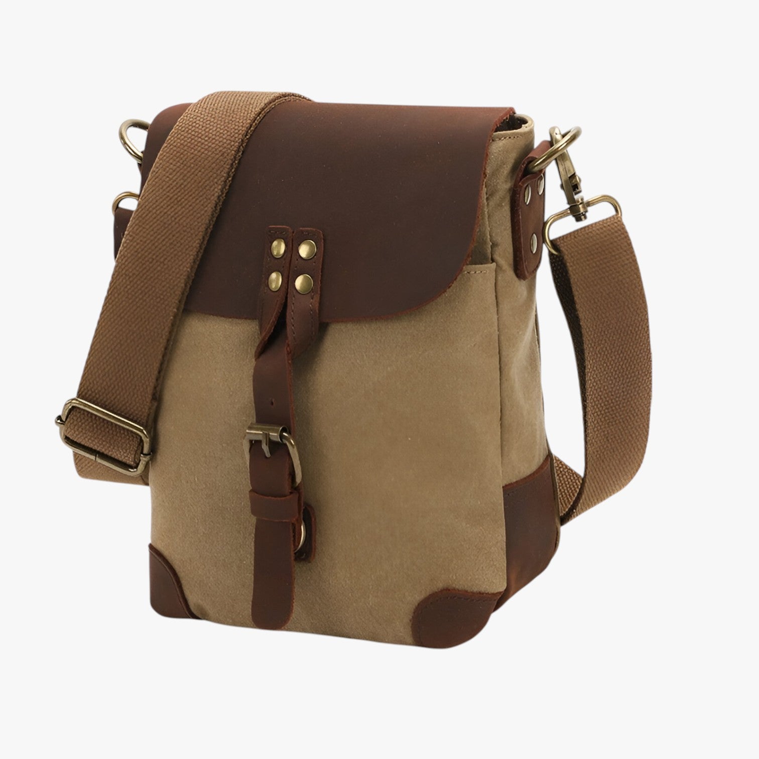 Archie | Vintage Umhängetasche aus Stoff und Leder