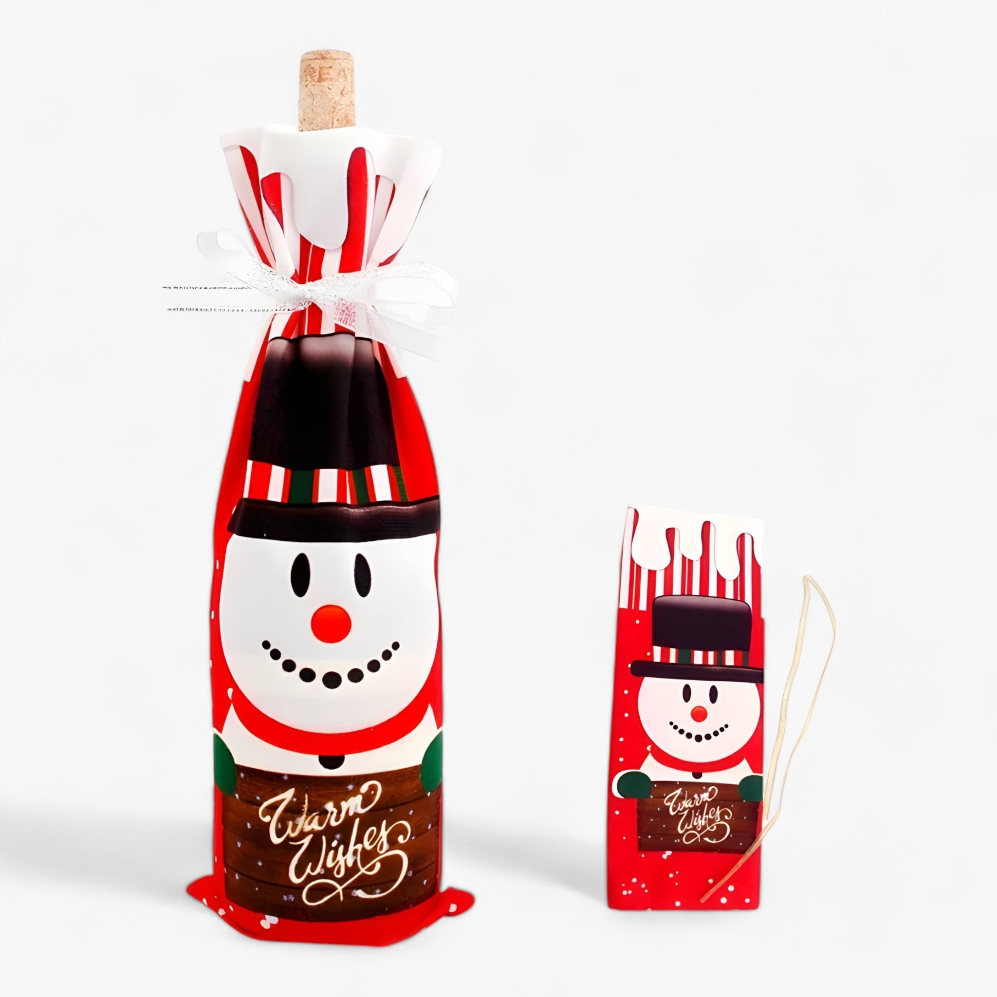 FengRise Dekoration | Flasche Hülle Weihnachtsmann - Geschenkhalter in Weihnachtsstrümpfen - Weihnachtsgeschirr - Neujahrs Geschenk - 4 14x16cm - FengRise Dekoration | Flasche Hülle Weihnachtsmann - Geschenkhalter in Weihnachtsstrümpfen - Weihnachtsgeschirr - Neujahrs Geschenk - €25 - Concept Neurenberg