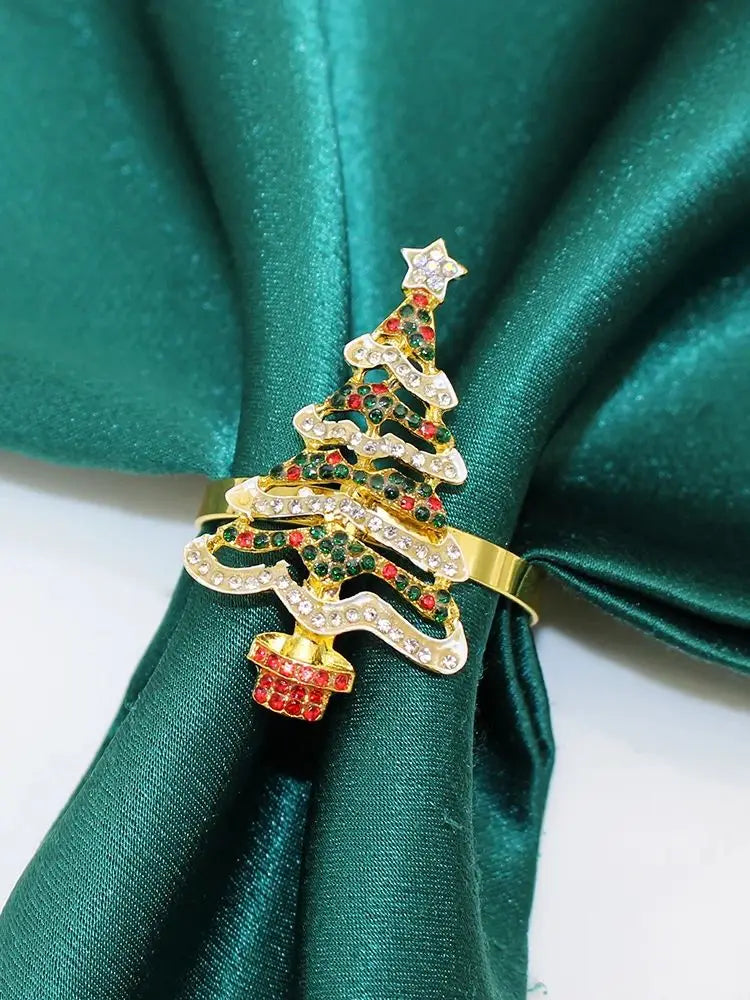 Urlaubs-Eleganz | 6 Weihnachtsserviettenringe mit Tannenzapfen - Perfekt - N - Urlaubs-Eleganz | 6 Weihnachtsserviettenringe mit Tannenzapfen - Perfekt- €25 - Concept Düsseldorf