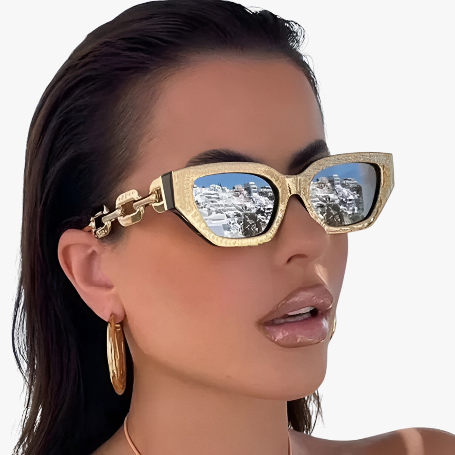 Carly | Vintage Cat-Eye Sonnenbrille – schicker Stil, UV-Schutz