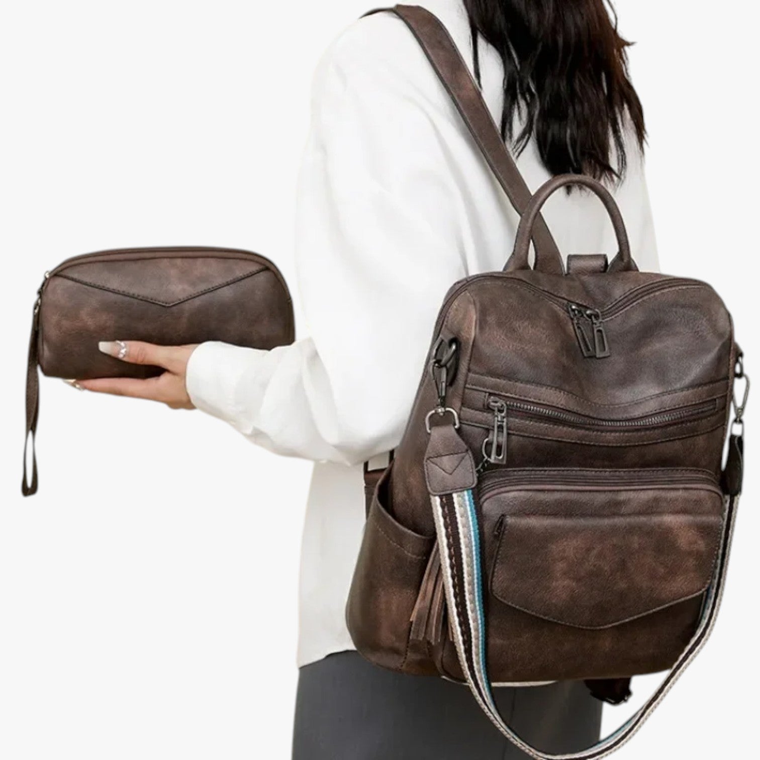 Avianna | Eleganter und geräumiger Lederrucksack