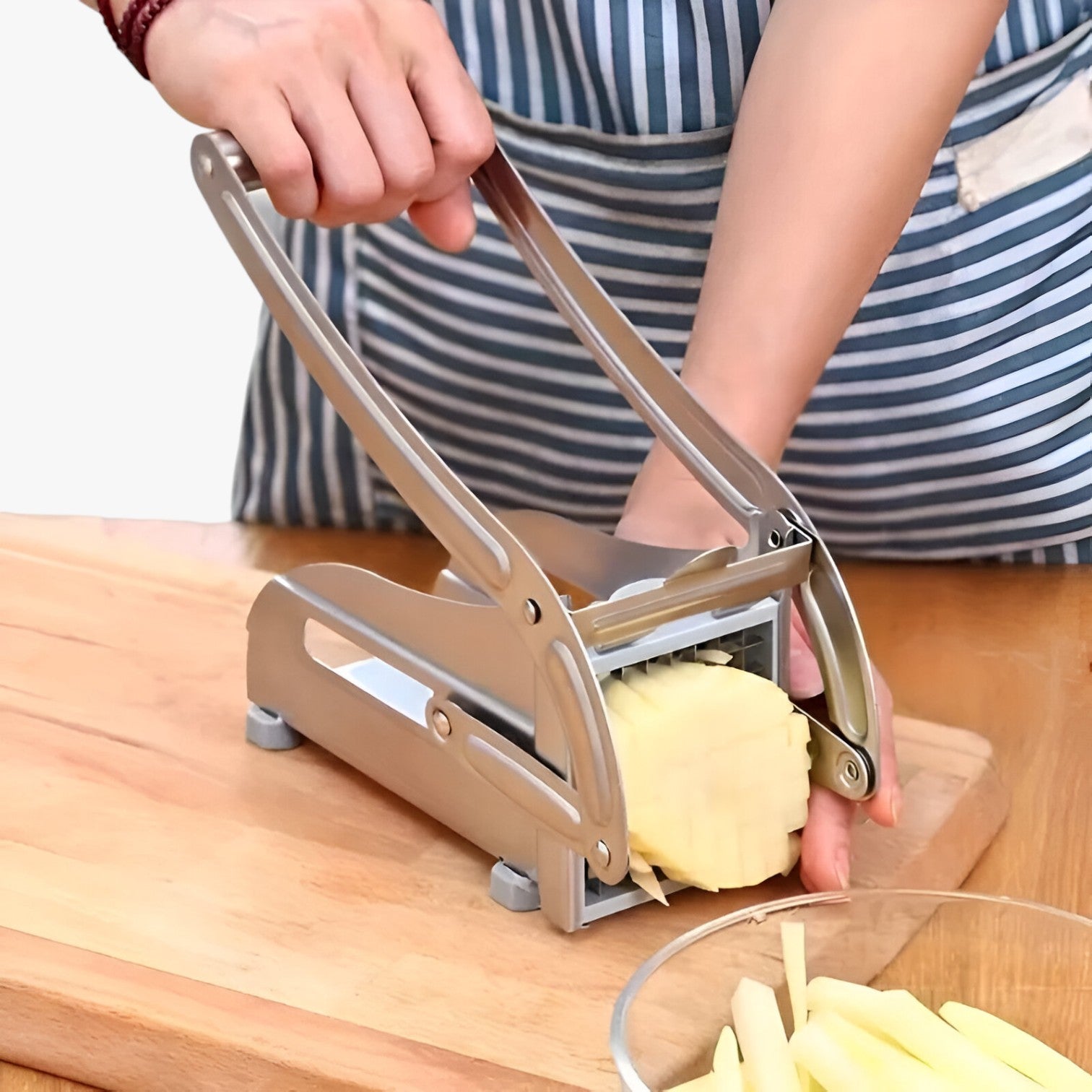 Emelia | Rutschfeste Gemüseschneider für Pommes und Grillabende