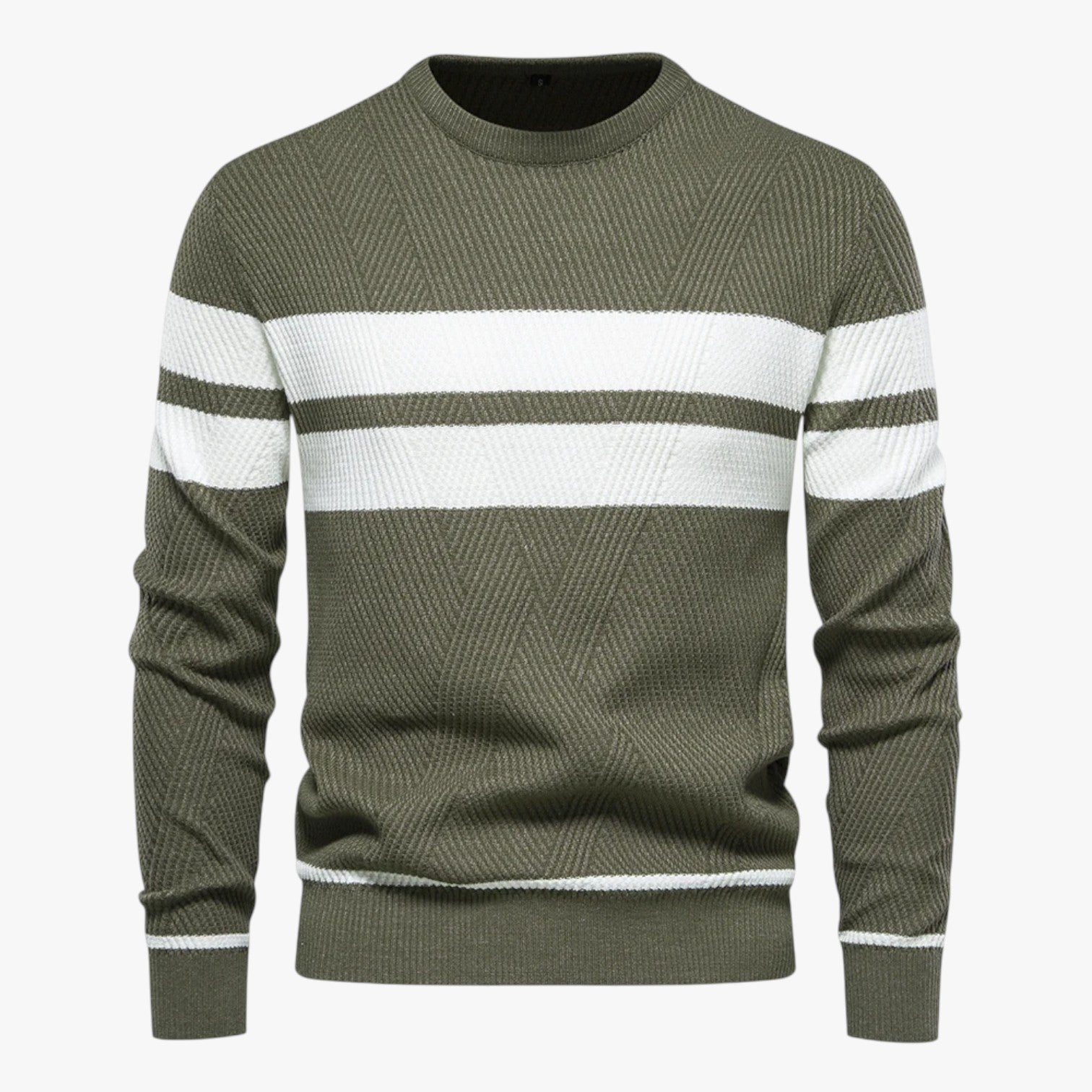 Adam | Eleganter Männer-Sommerpulli mit warmem, schlankem Schnitt und floraler Stil