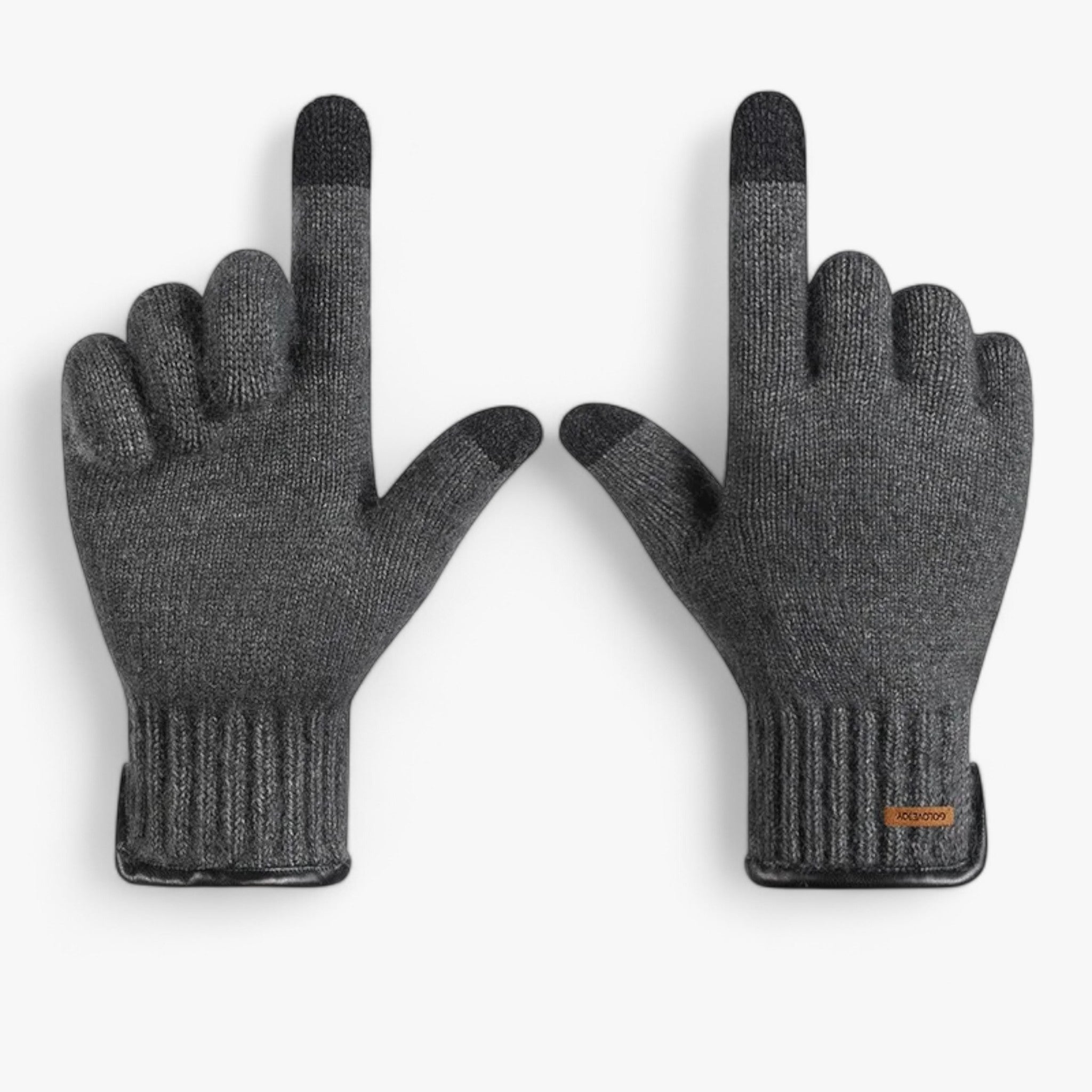 Winterhandschuhe für Männer - Wärme & stilvolles Komfort - 002Grau Eine Größe - Winterhandschuhe für Männer - Wärme & stilvolles Komfort - €25 - Concept Neurenberg