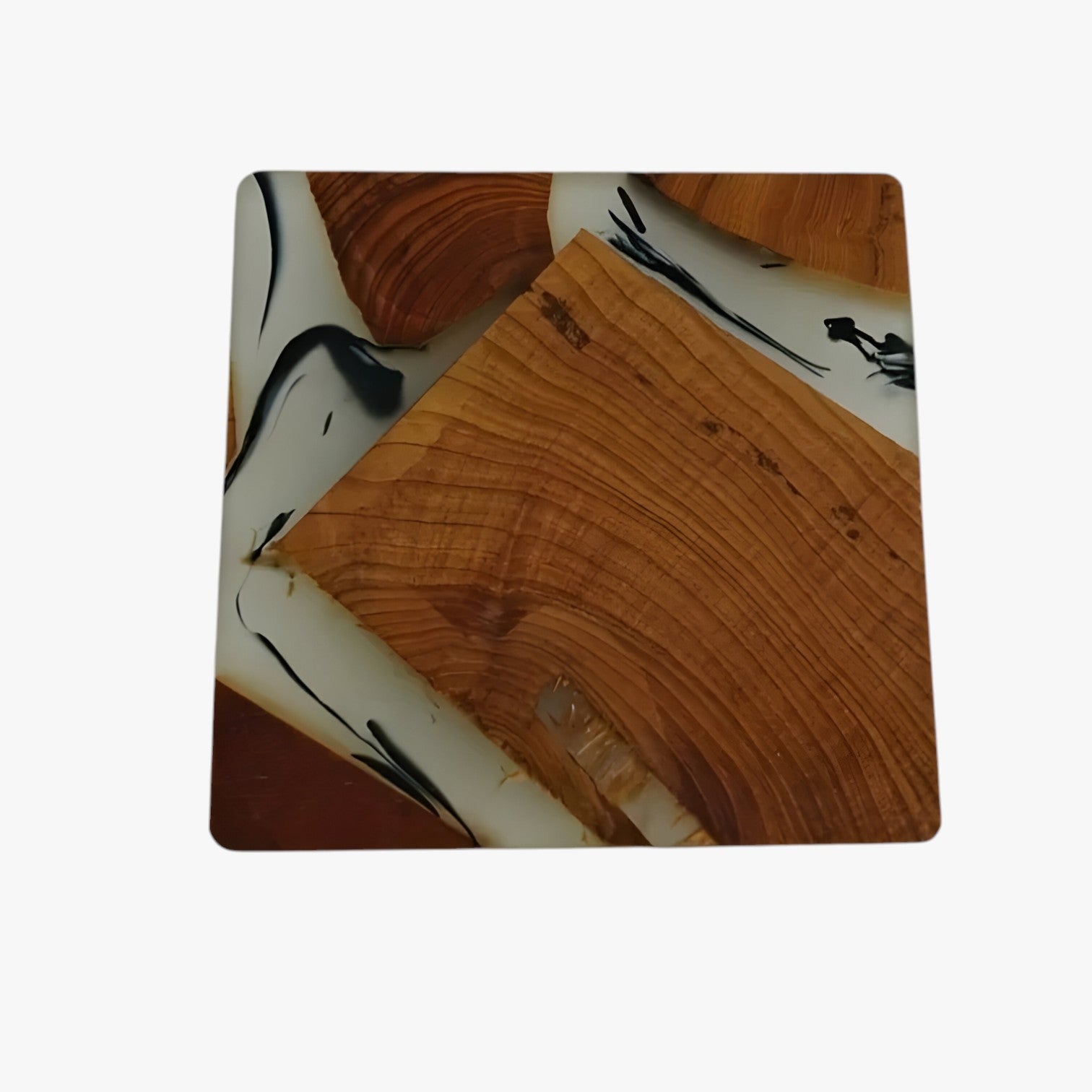 Avery | Holzharz-Untersetzer – Rutschfest & Hitzebeständig