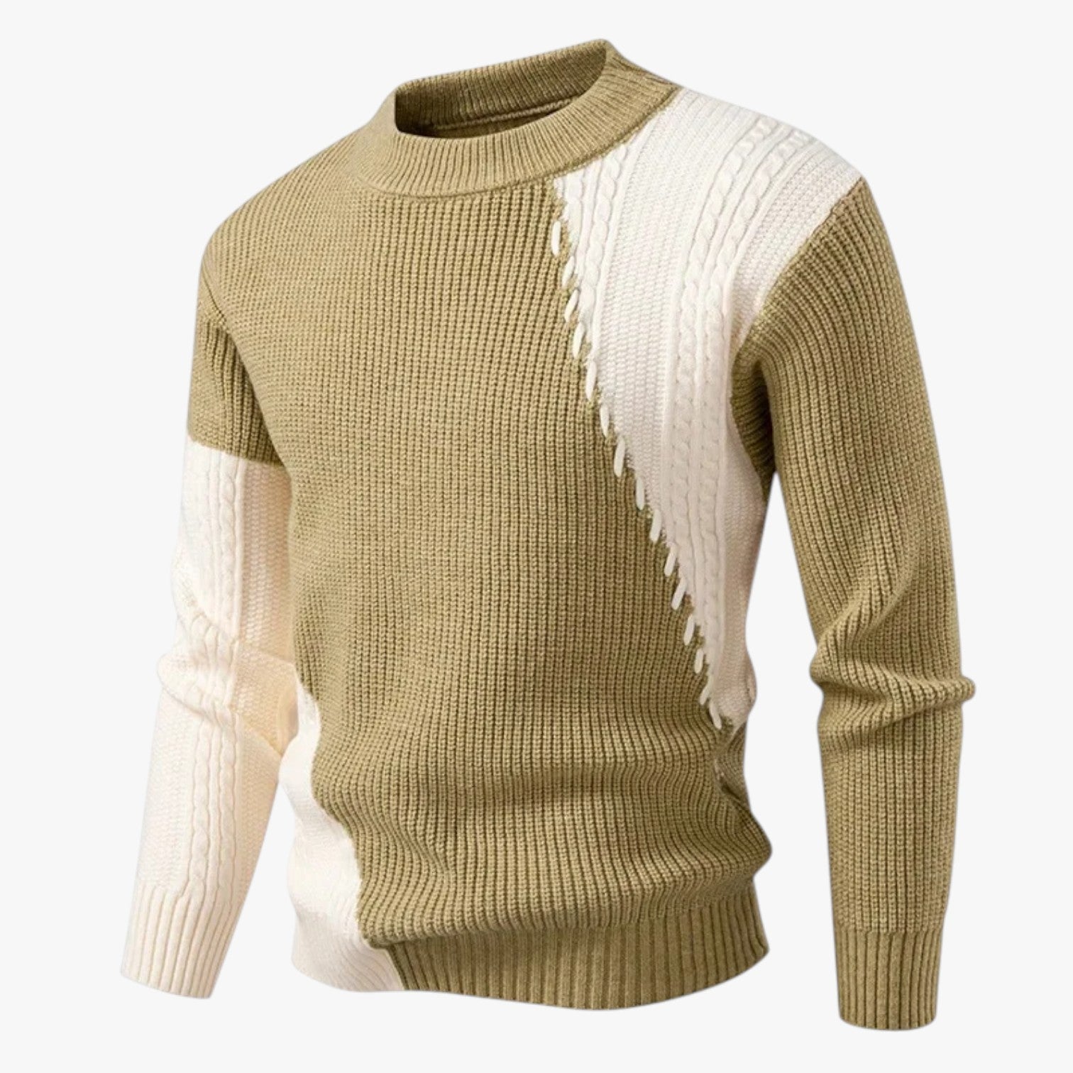 Felix | Oversize Herrenpullover, warm und elegant, Farbabgleich, für den Herbst
