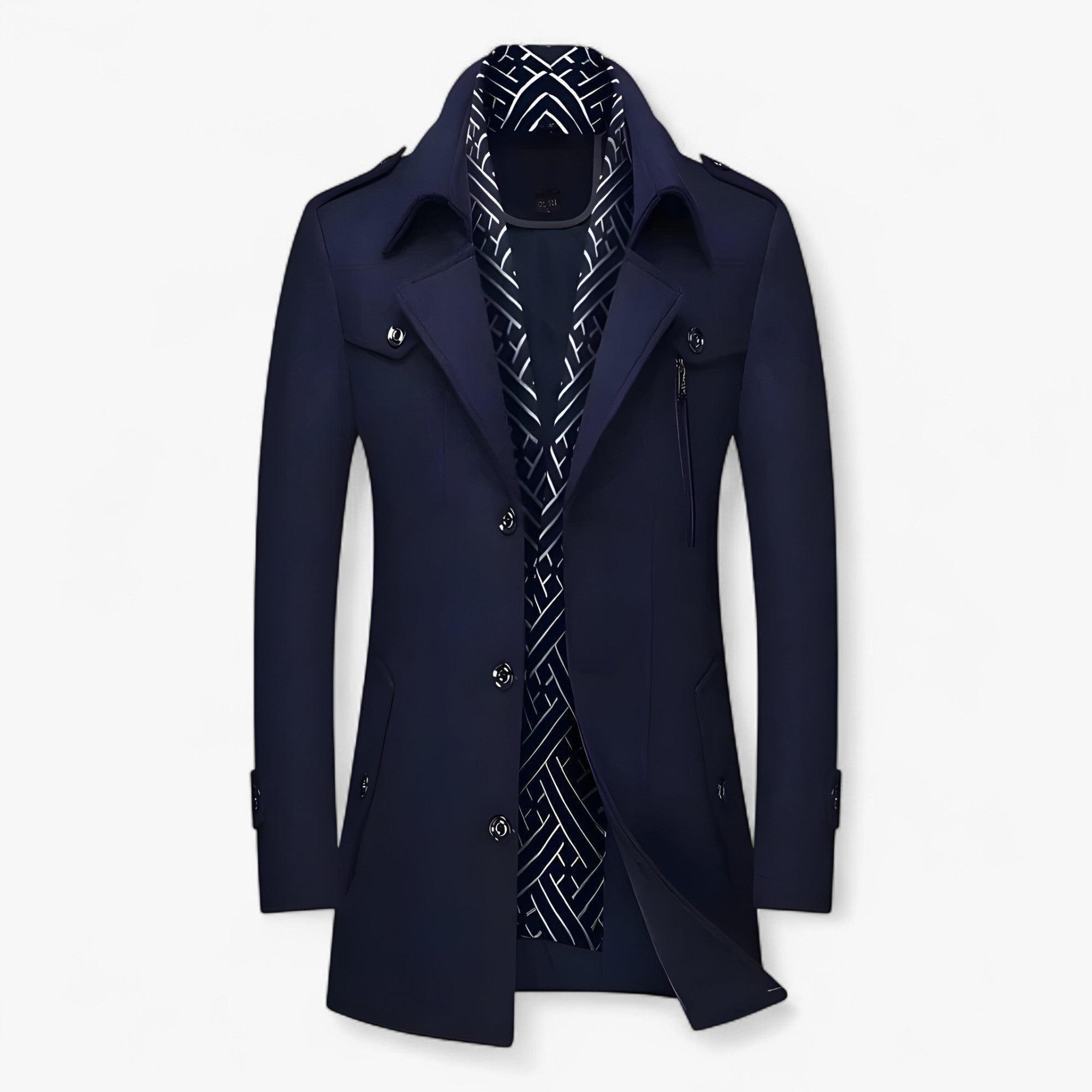 King | Mittellanger Wollmantel