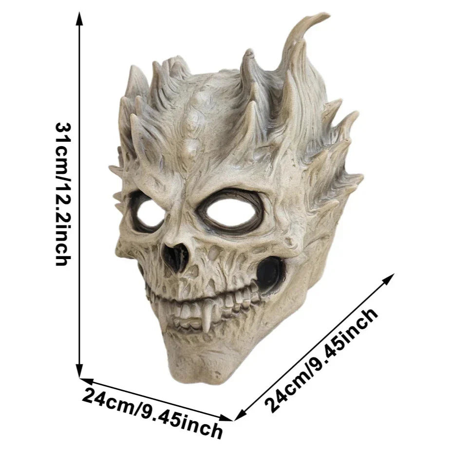 Gruselige Schädelmaske - Realistische Kopfmaske für Halloween - - Dread | Gruselige Schädelmaske - Realistische Kopfmaske für Halloween - €25 - Concept Düsseldorf
