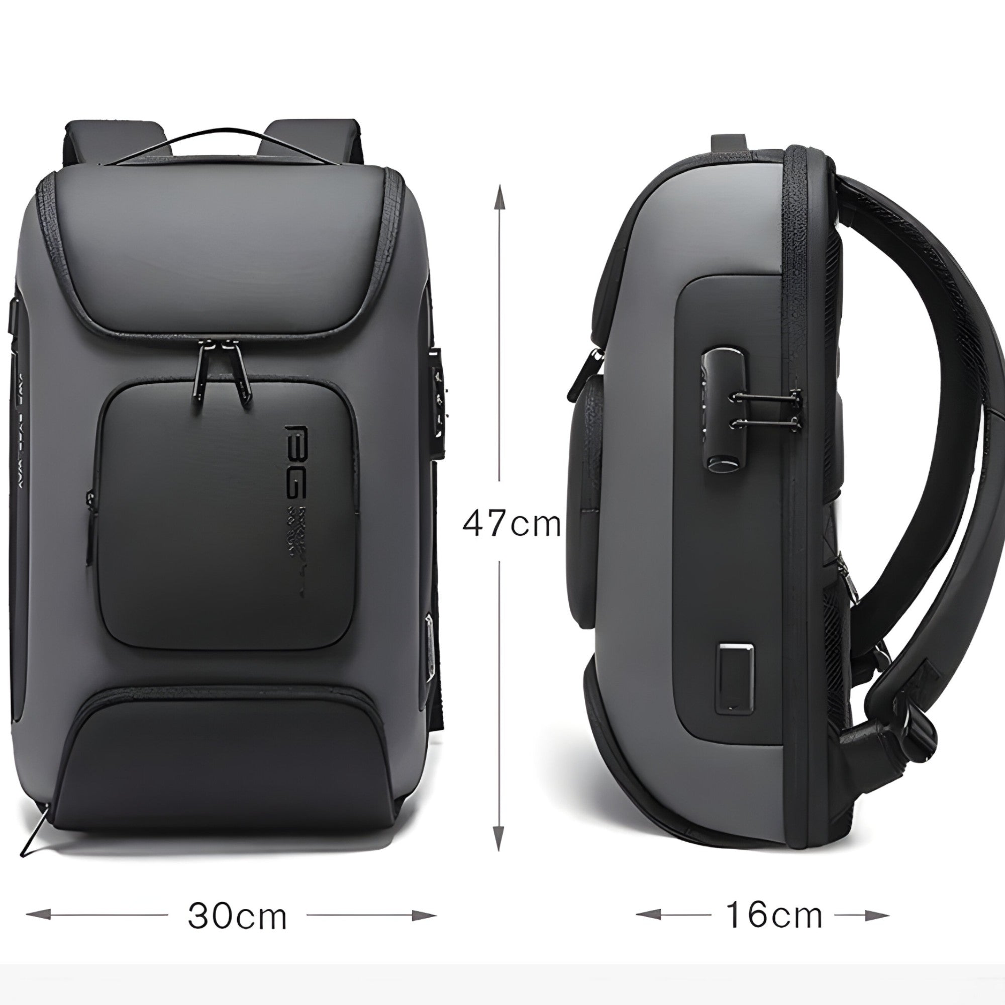 Luca | Wasserdichter Rucksack mit USB-Anschluss