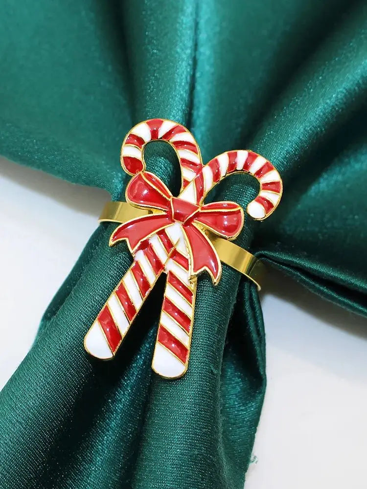Urlaubs-Eleganz | 6 Weihnachtsserviettenringe mit Tannenzapfen - Perfekt - B - Urlaubs-Eleganz | 6 Weihnachtsserviettenringe mit Tannenzapfen - Perfekt- €25 - Concept Düsseldorf