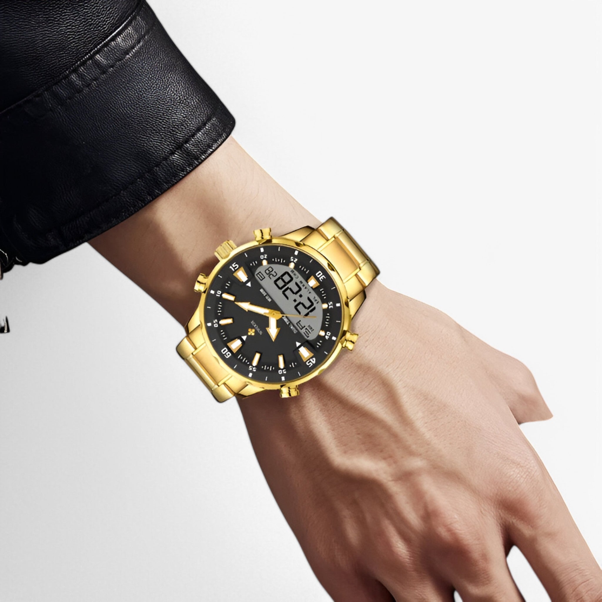 Dario | Militärische Sportuhr aus Edelstahl