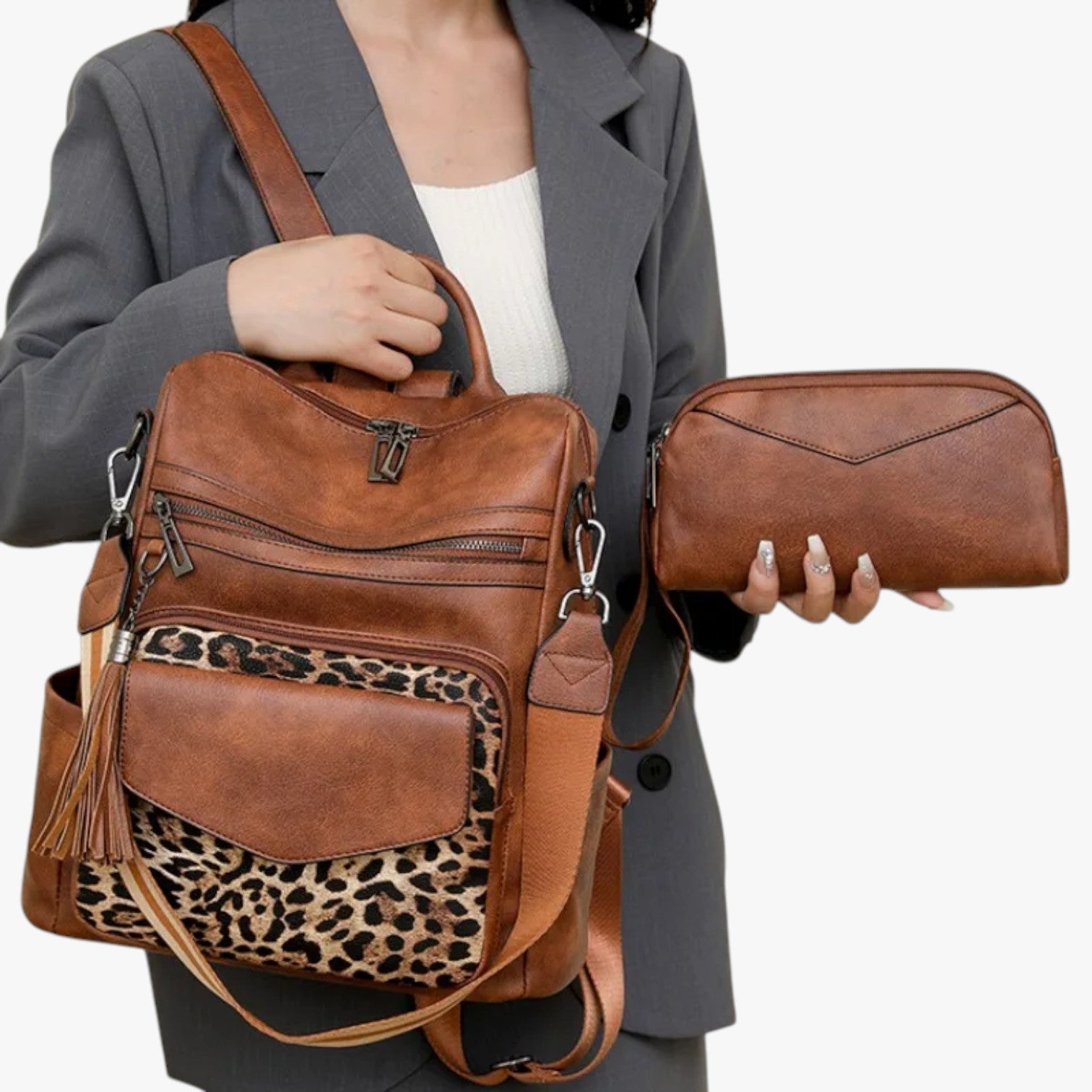 Avianna | Eleganter und geräumiger Lederrucksack