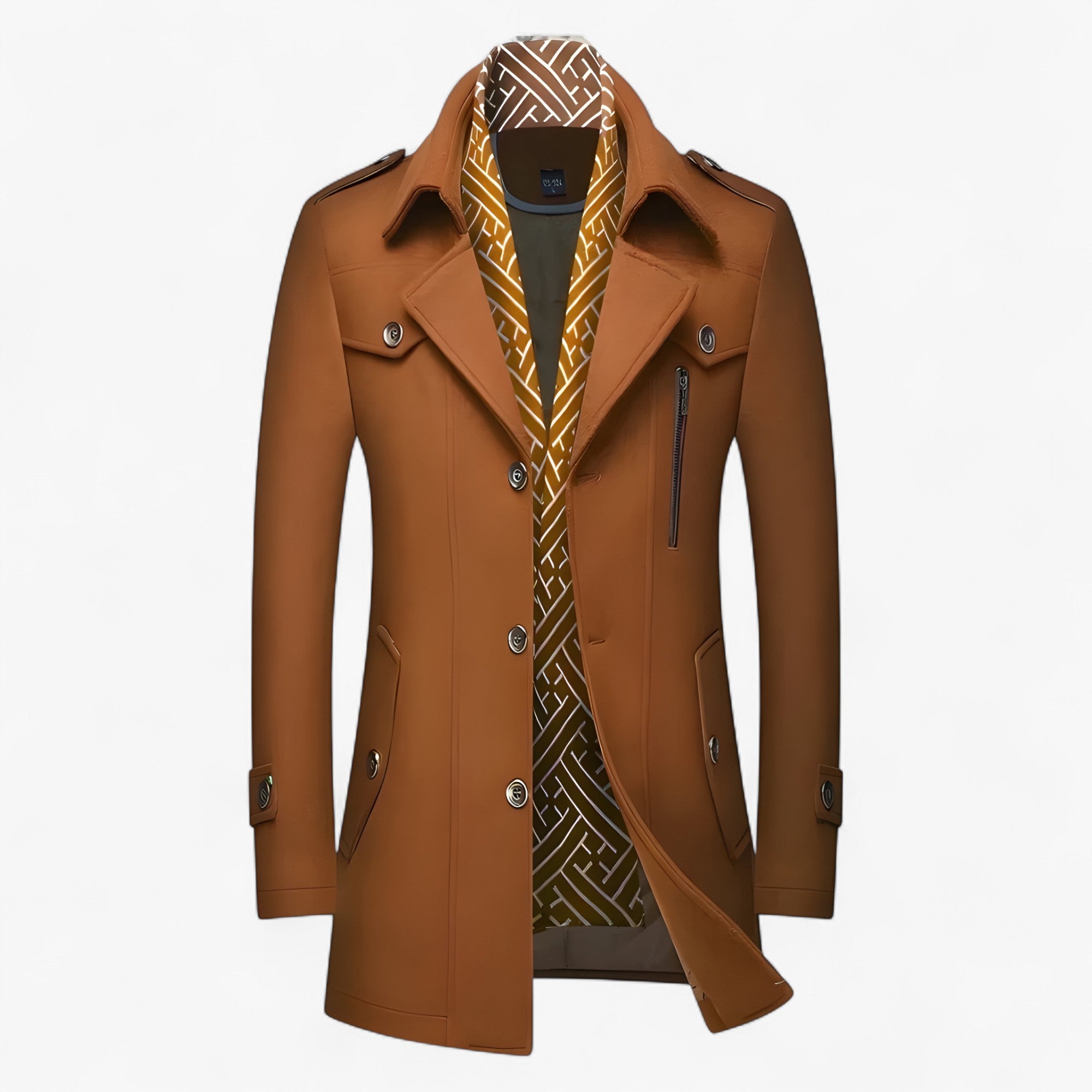 King | Mittellanger Wollmantel