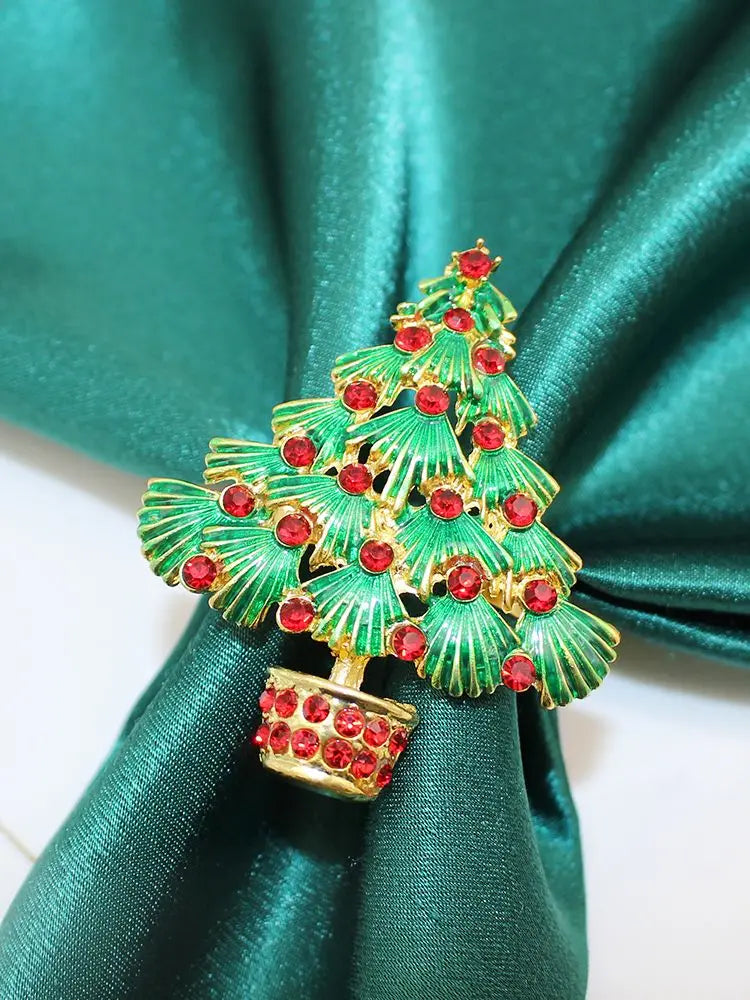 Urlaubs-Eleganz | 6 Weihnachtsserviettenringe mit Tannenzapfen - Perfekt - F - Urlaubs-Eleganz | 6 Weihnachtsserviettenringe mit Tannenzapfen - Perfekt- €25 - Concept Düsseldorf