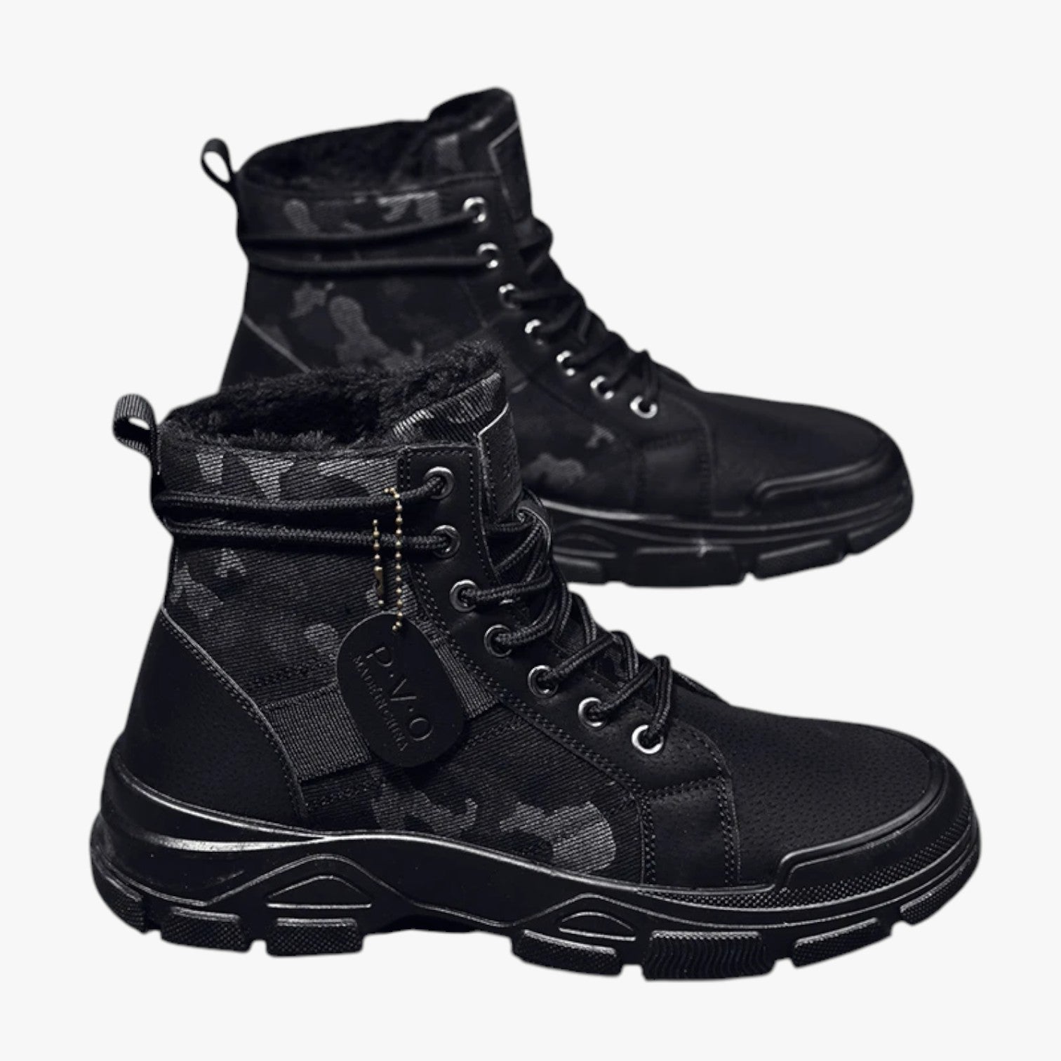 Tobias | Trendige Baumwollstiefel, Warm & Ultra Robust für täglichen Komfort