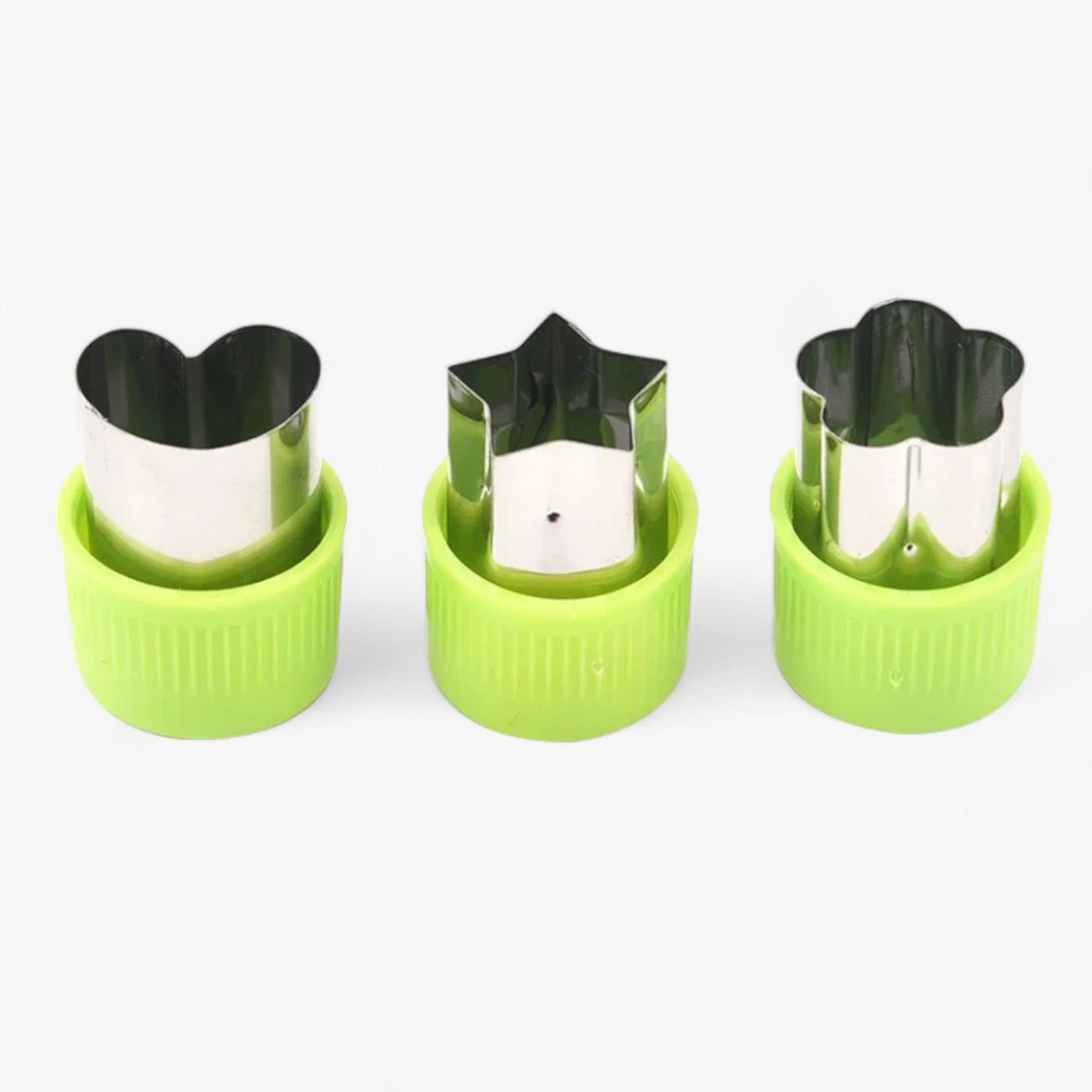Stern- und Herz-Ausstecher-Set - Spaßige Obst- & Gemüsezubereitung - Grün - Stern- und Herz-Ausstecher-Set - Spaßige Obst- & Gemüsezubereitung - €25 - Concept Frankfurt