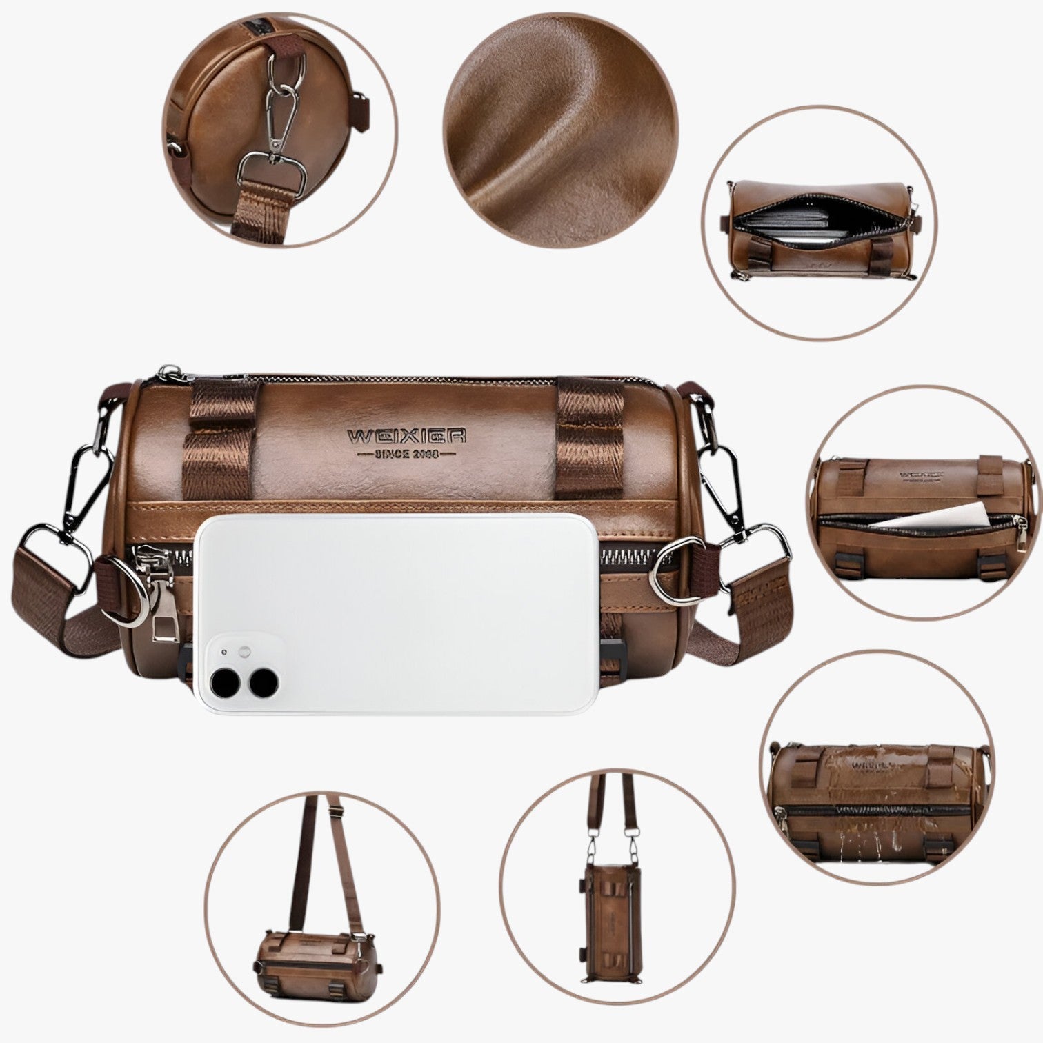 Ezekiel | Stilvolle Wasserdichte Umhängetasche