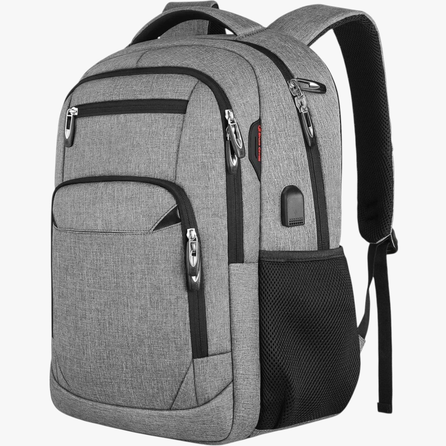 Charlie | Großkapazitäter wiederverwendbarer wasserfester Rucksack mit USB-Anschluss für Reisen und Arbeit